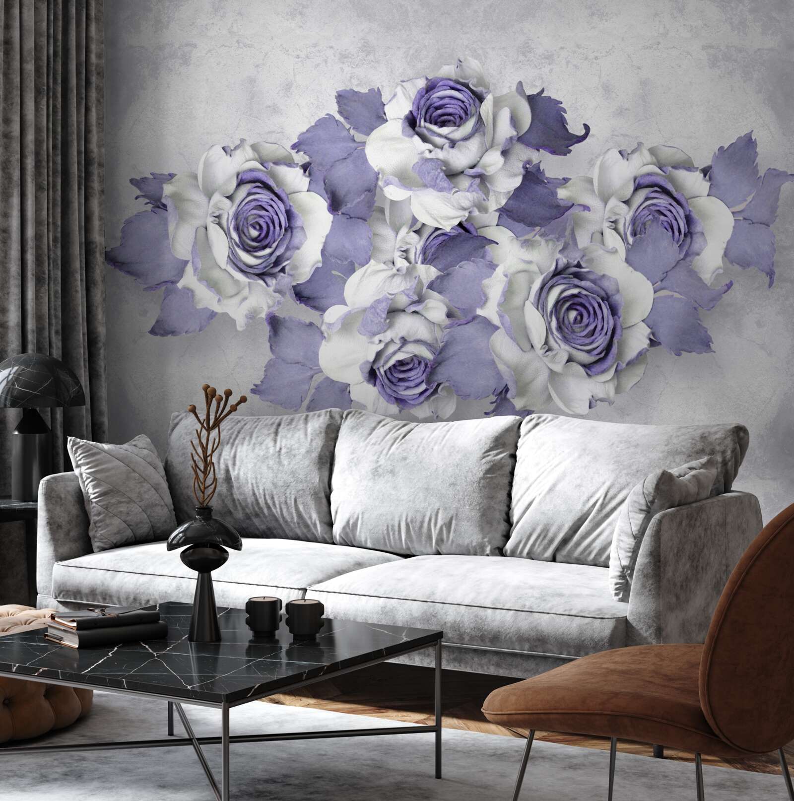 Fototapet decor floral liliac