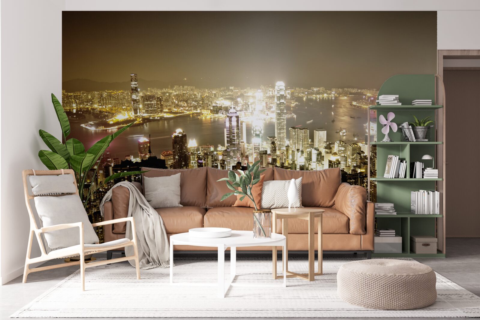 Fototapet luminile de noapte din new york