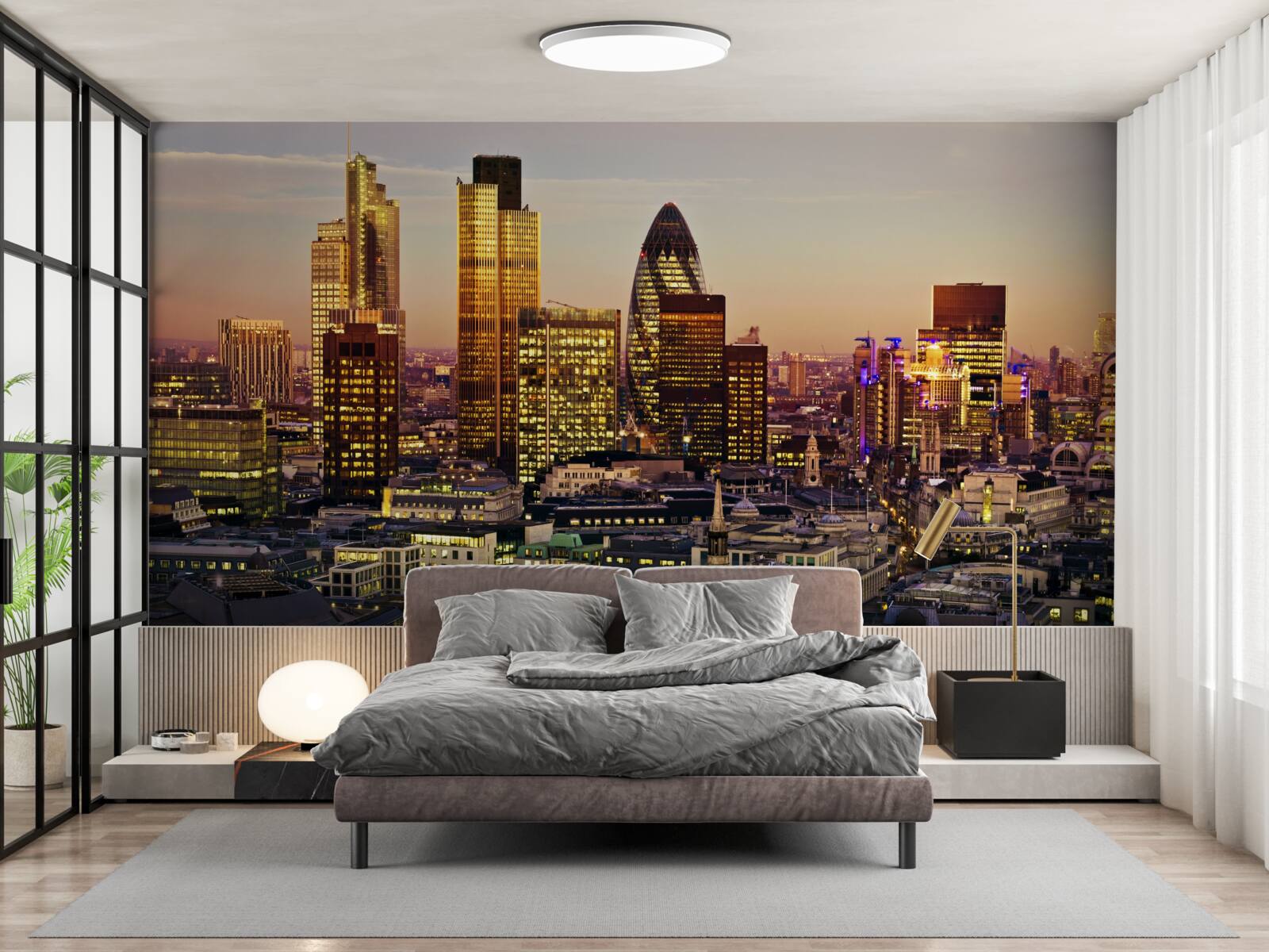 Fototapet Luminile Londrei aurii