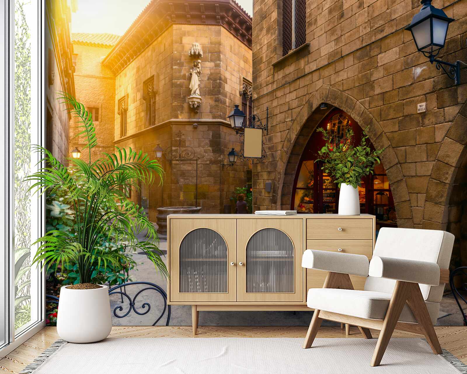 Fototapet barcelona, cartierul gotic