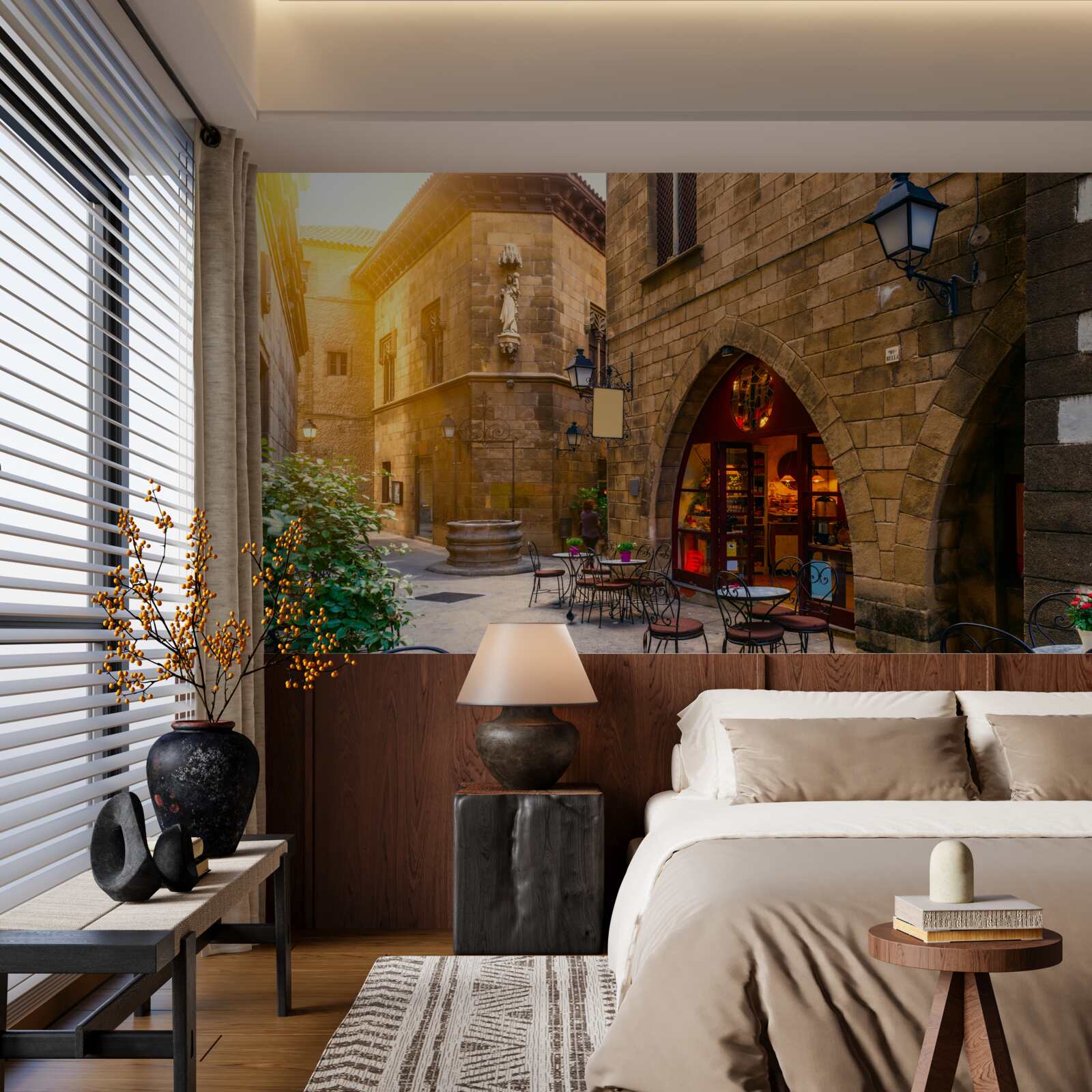 Fototapet barcelona, cartierul gotic