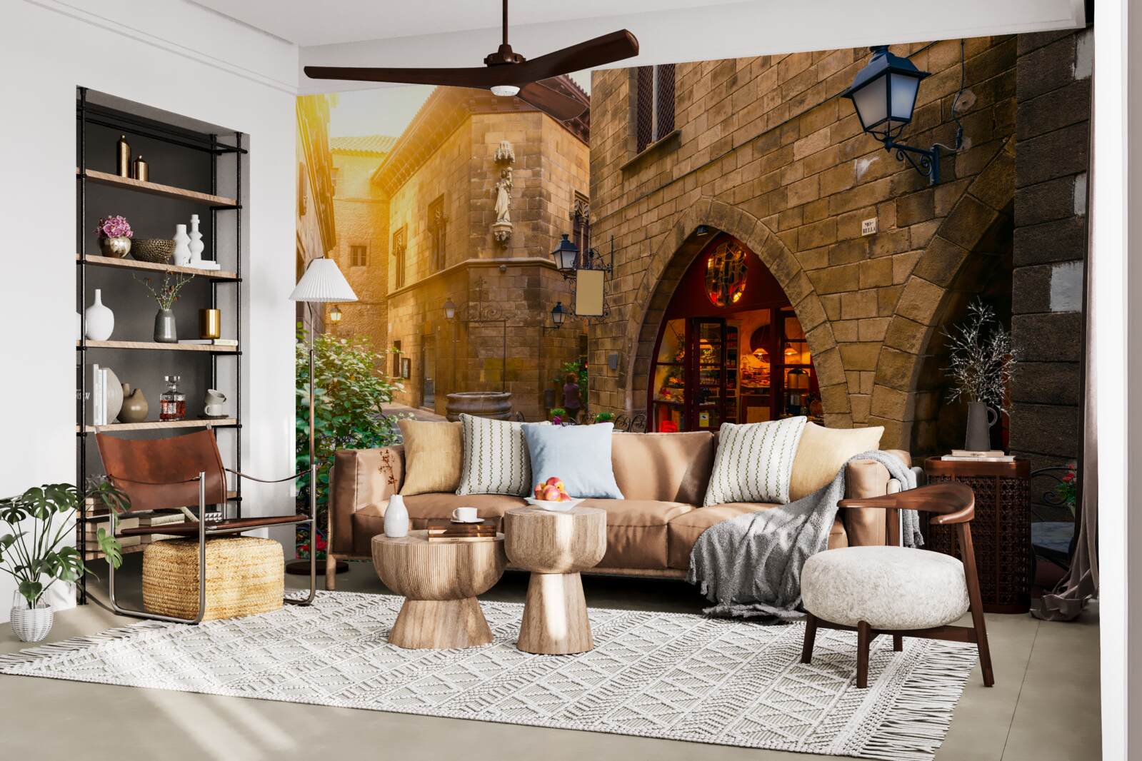 Fototapet barcelona, cartierul gotic