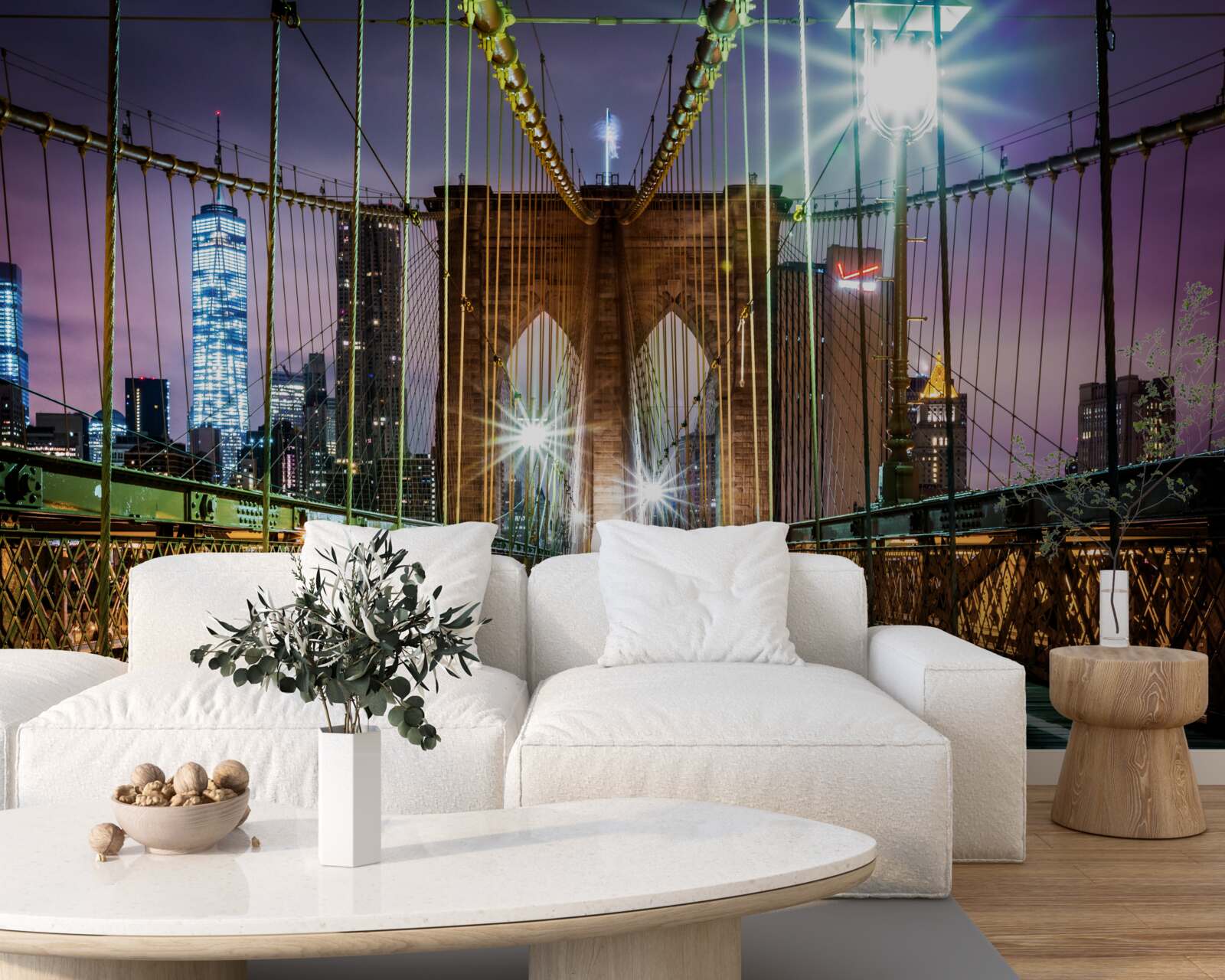 Fototapet podul brooklyn pentru pietoni