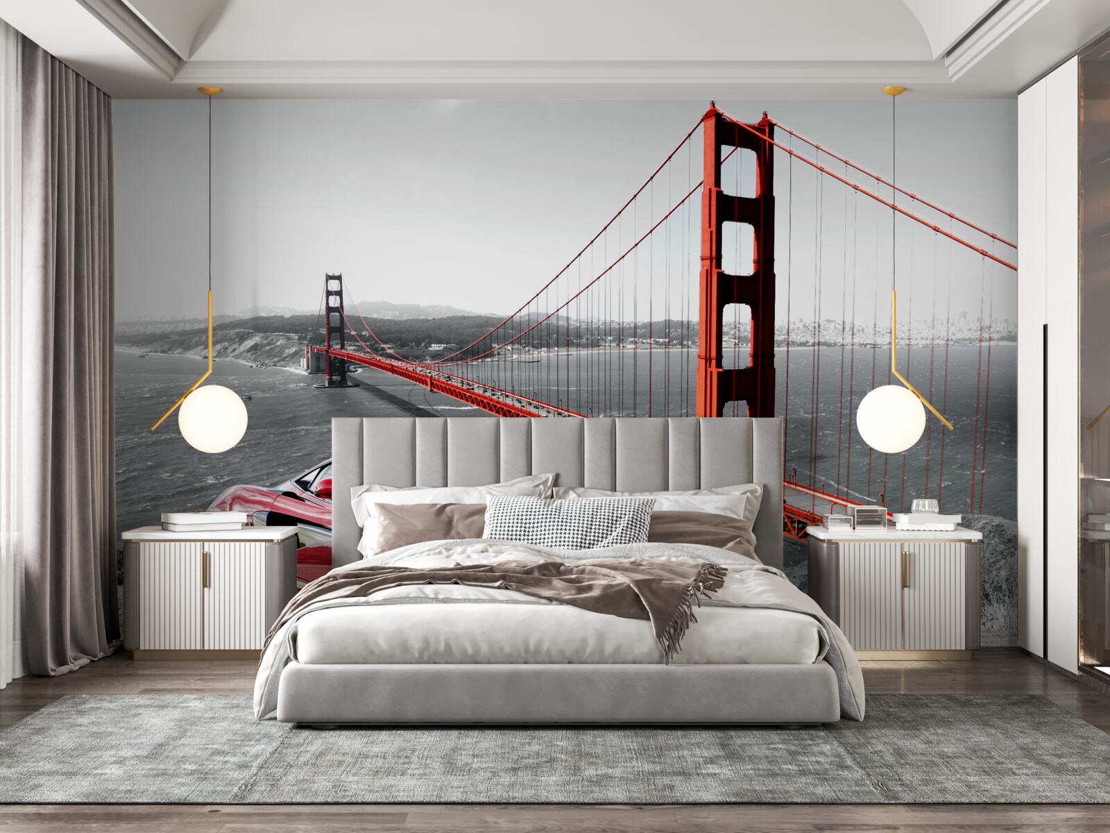 Fototapet pod în fundal cu mclaren