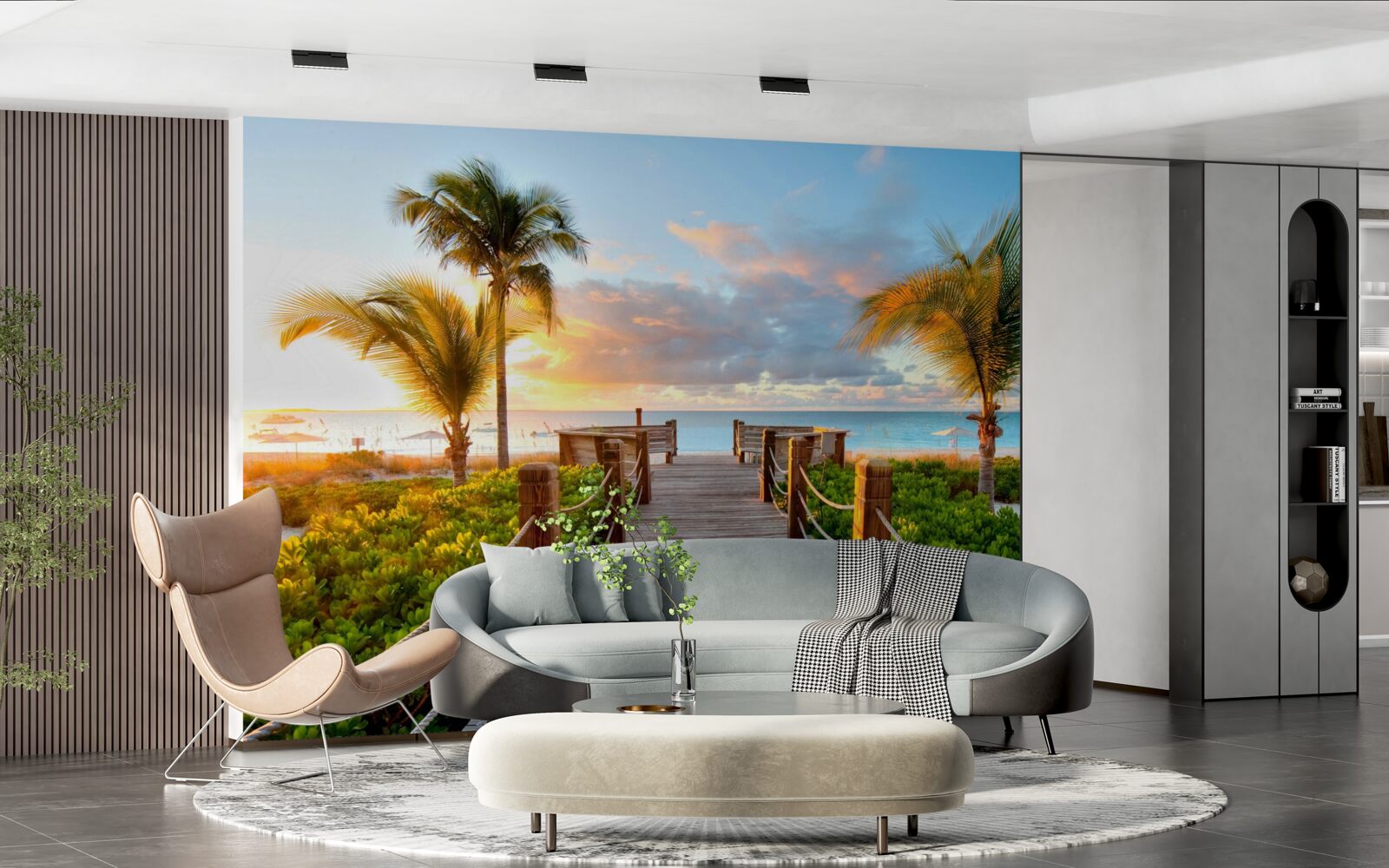 Fototapet ruta spre coasta tropicală