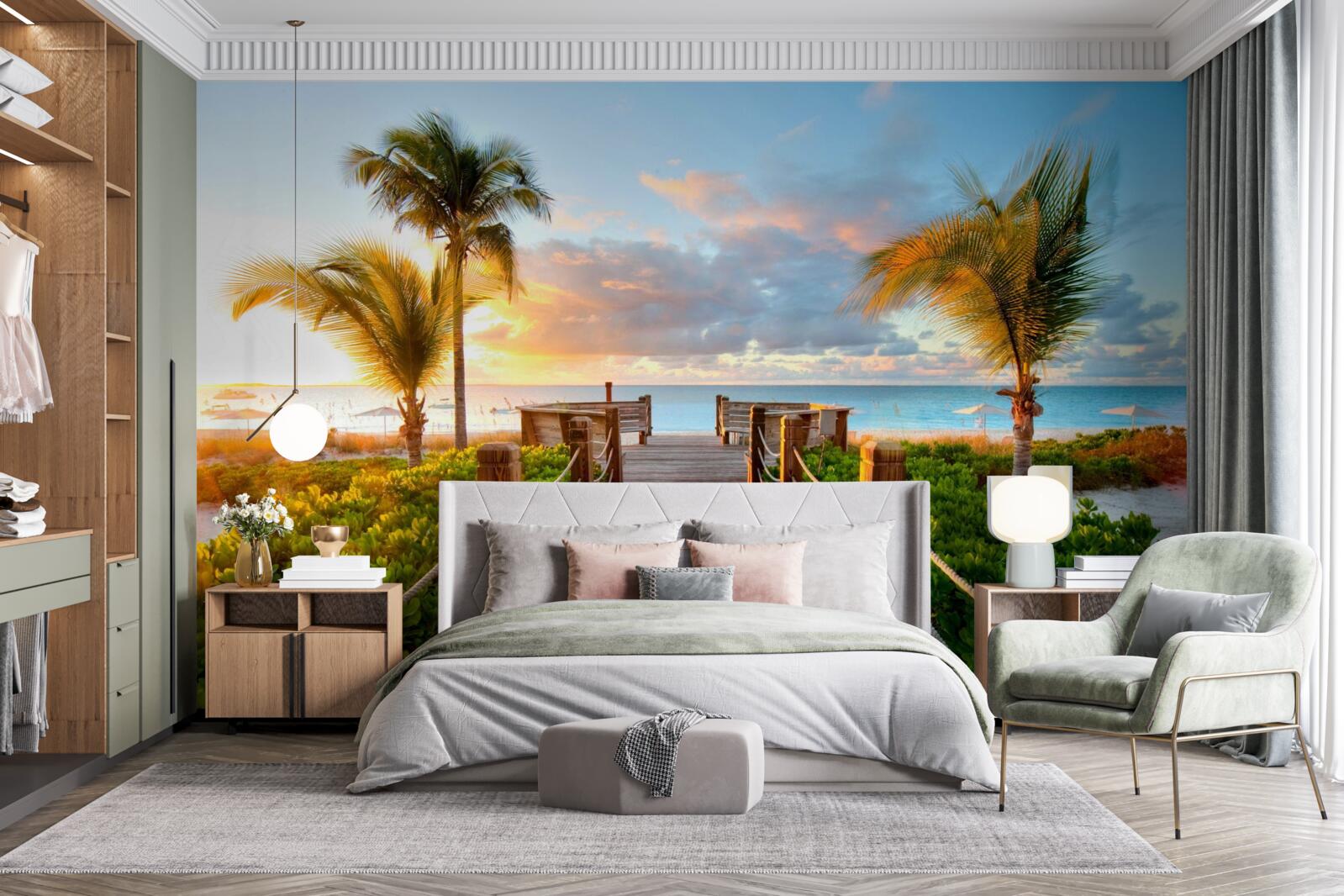 Fototapet ruta spre coasta tropicală