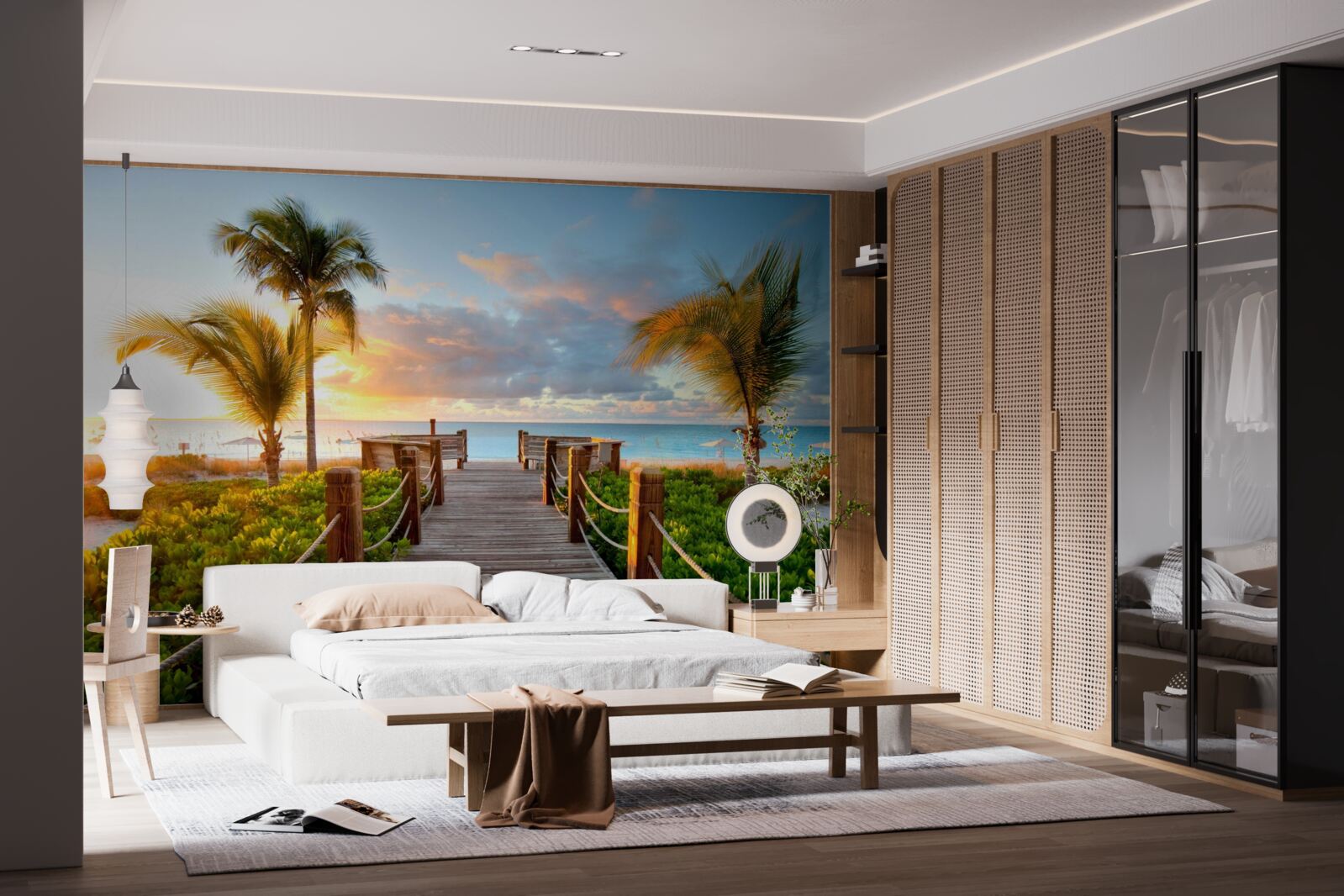 Fototapet ruta spre coasta tropicală