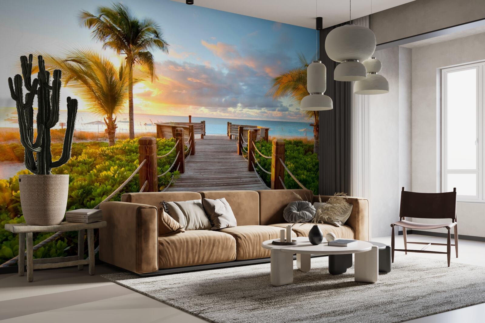 Fototapet ruta spre coasta tropicală