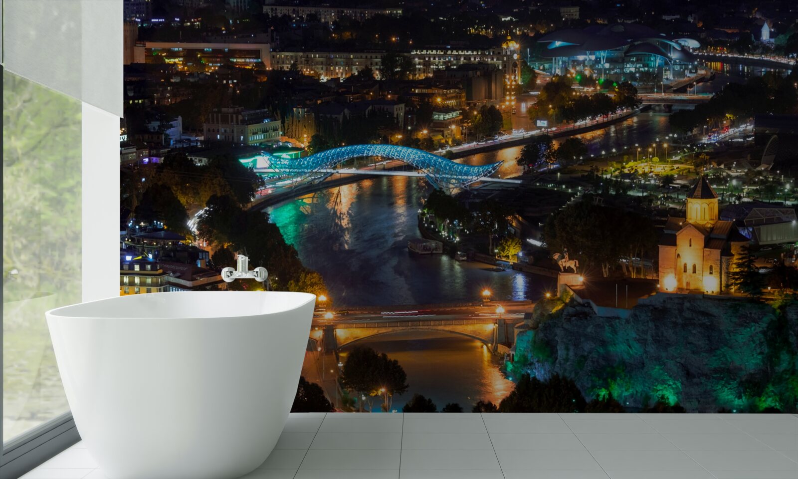 Fototapet tbilisi modern seara