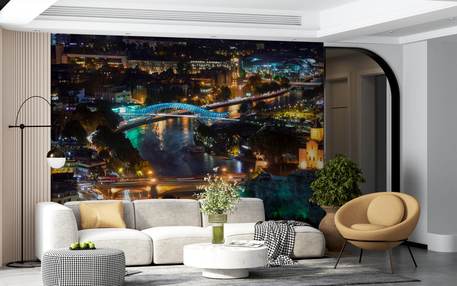 Fototapet tbilisi modern seara