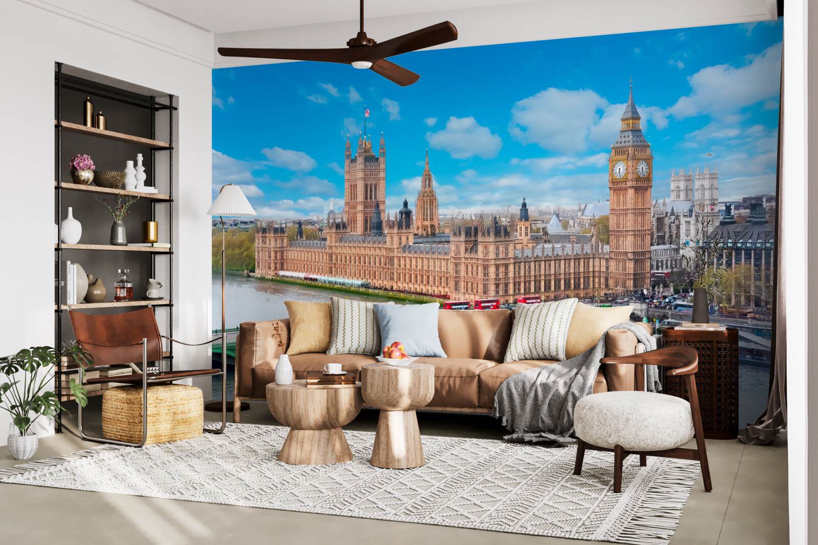 Fototapet big ben i parlament to serce londynu