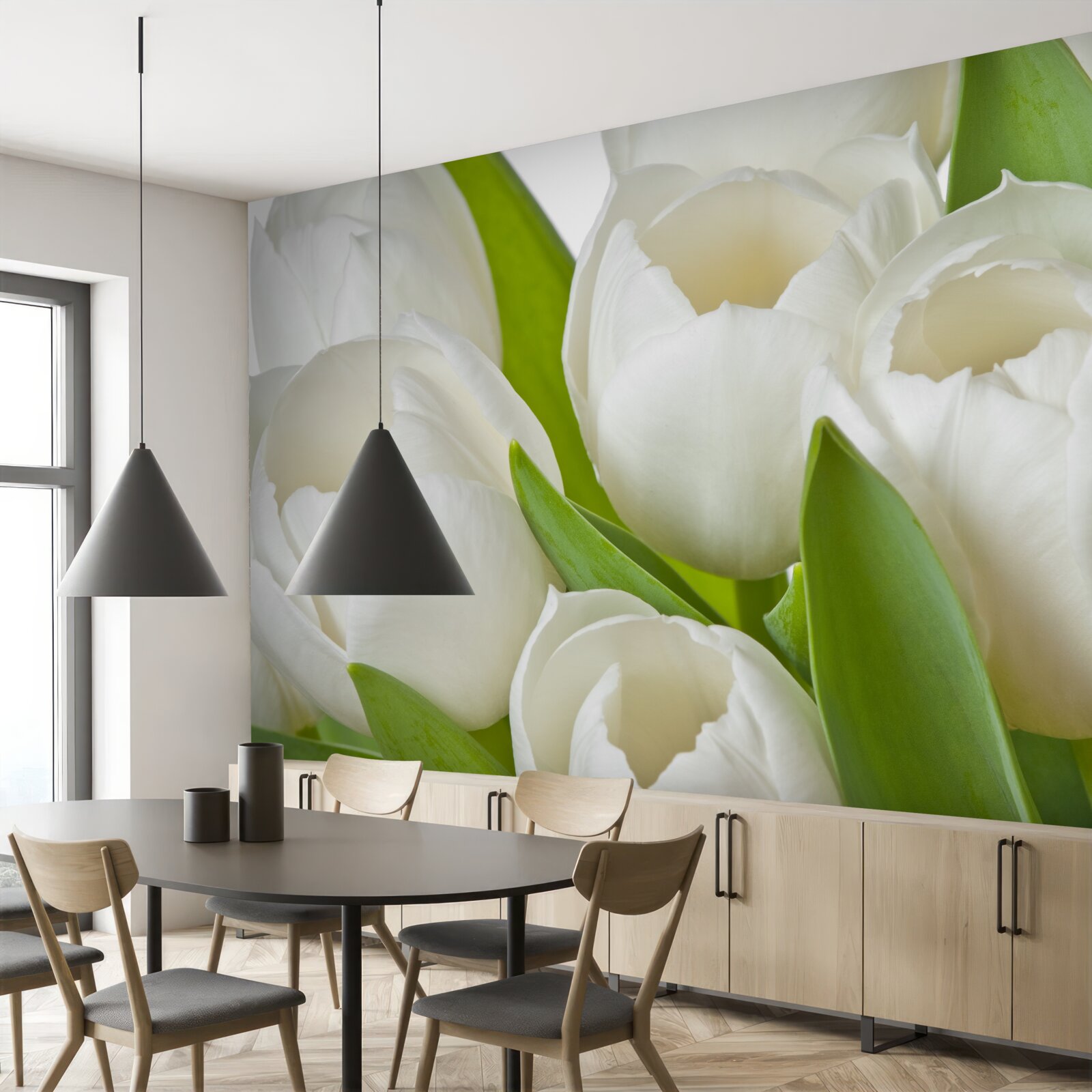 Fototapet lalele luminoase minunate