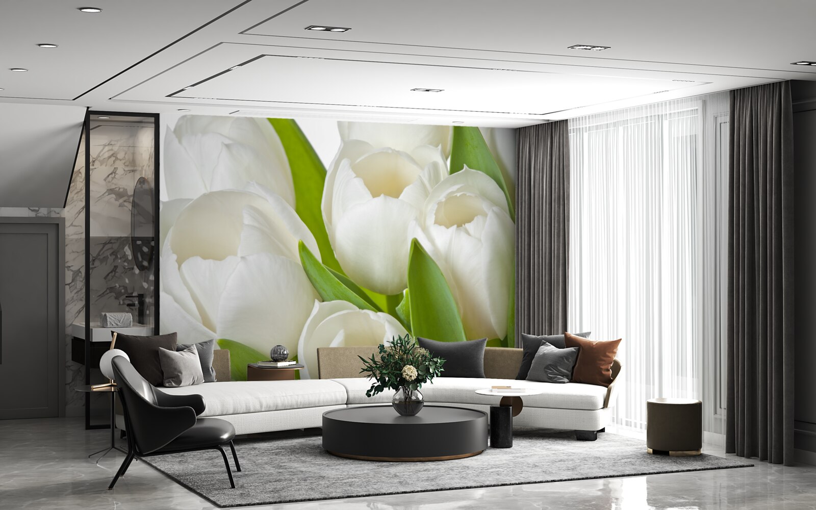 Fototapet lalele luminoase minunate