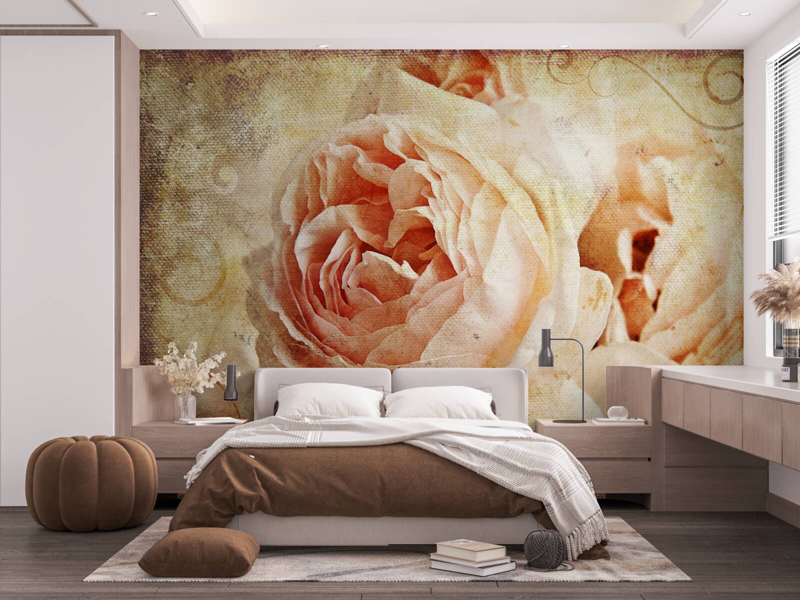 Fototapet trandafiri de epocă