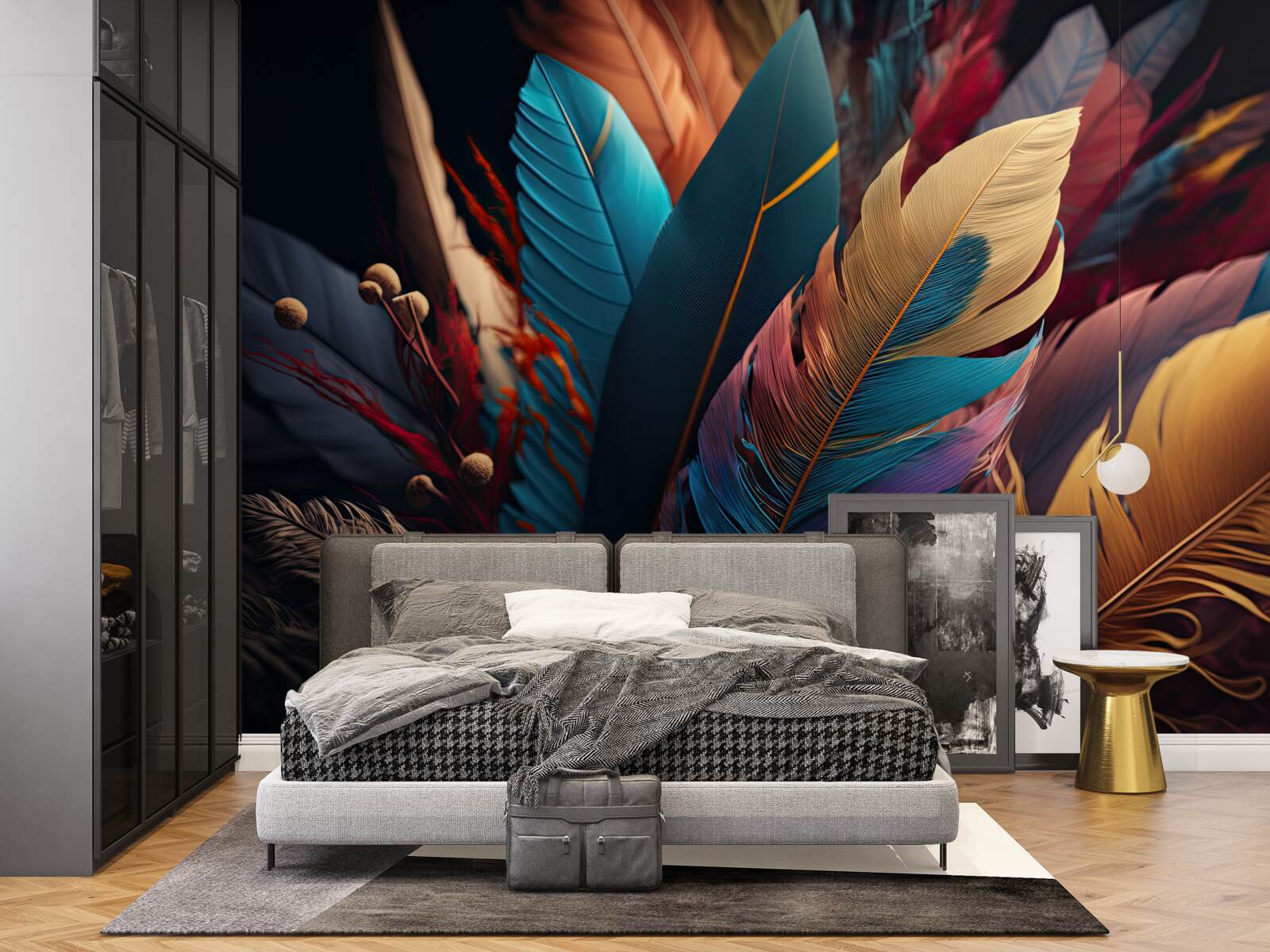 Fototapet plumaj abstract extravagant