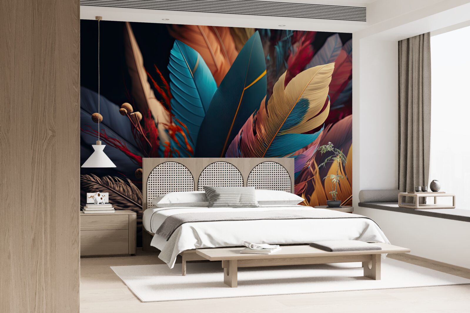 Fototapet plumaj abstract extravagant