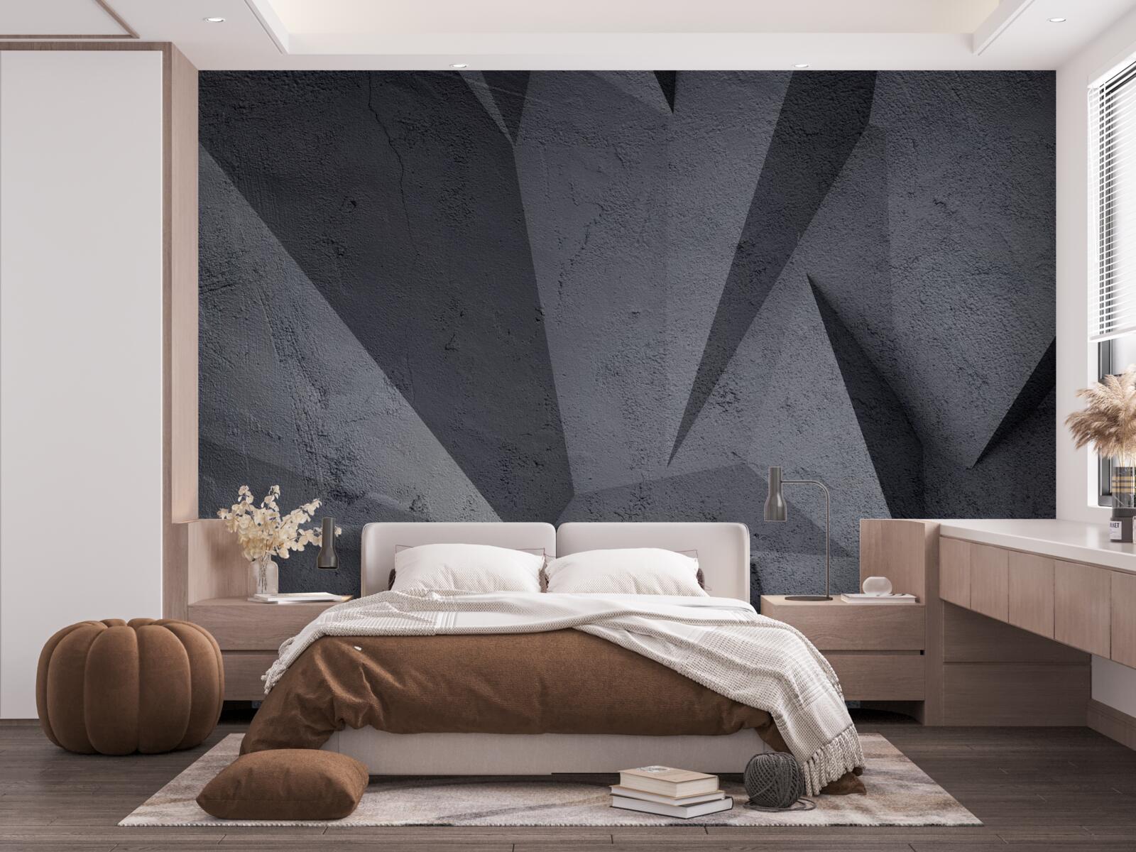 Fototapet sculpturi din piatră de beton