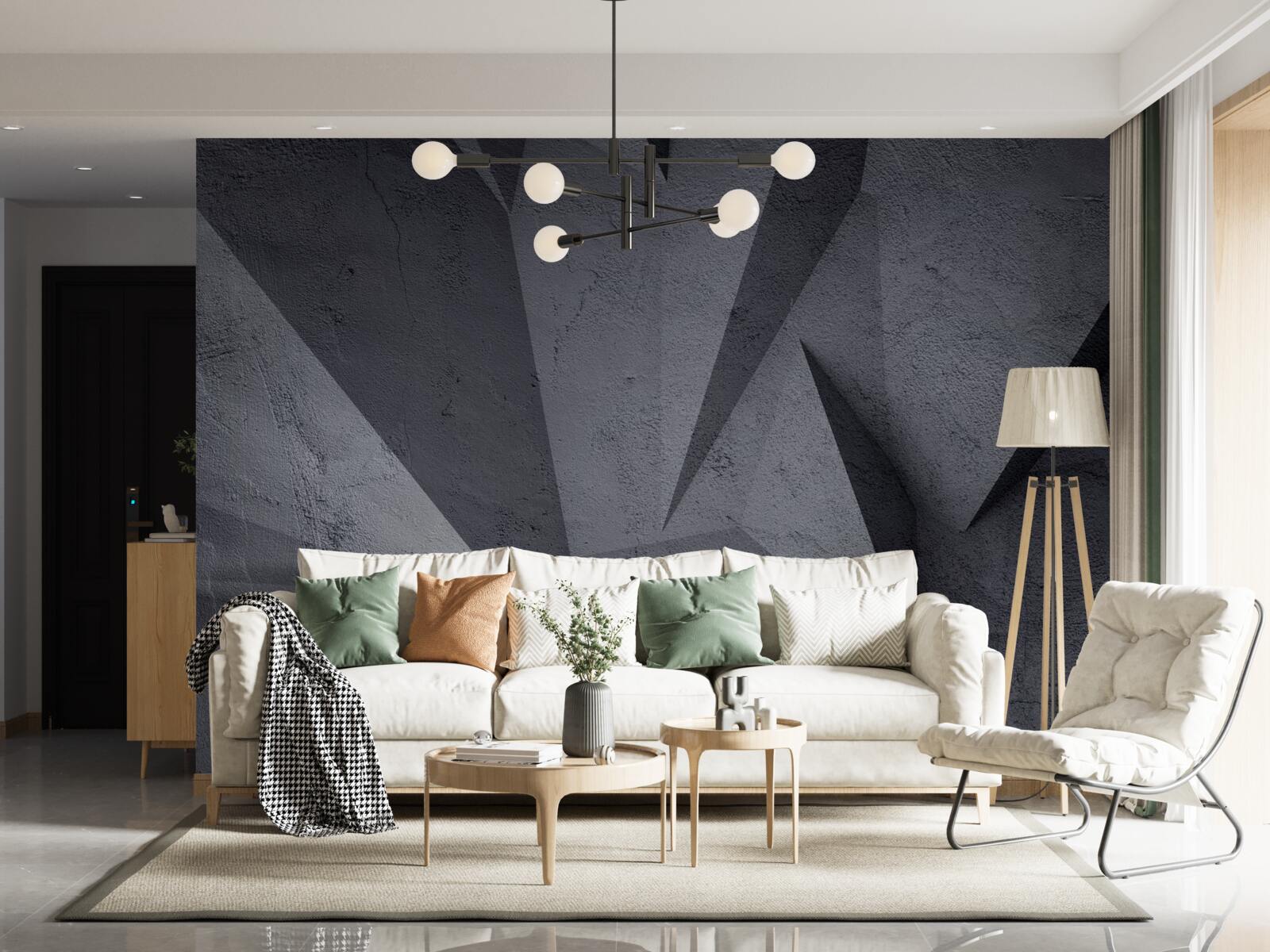 Fototapet sculpturi din piatră de beton