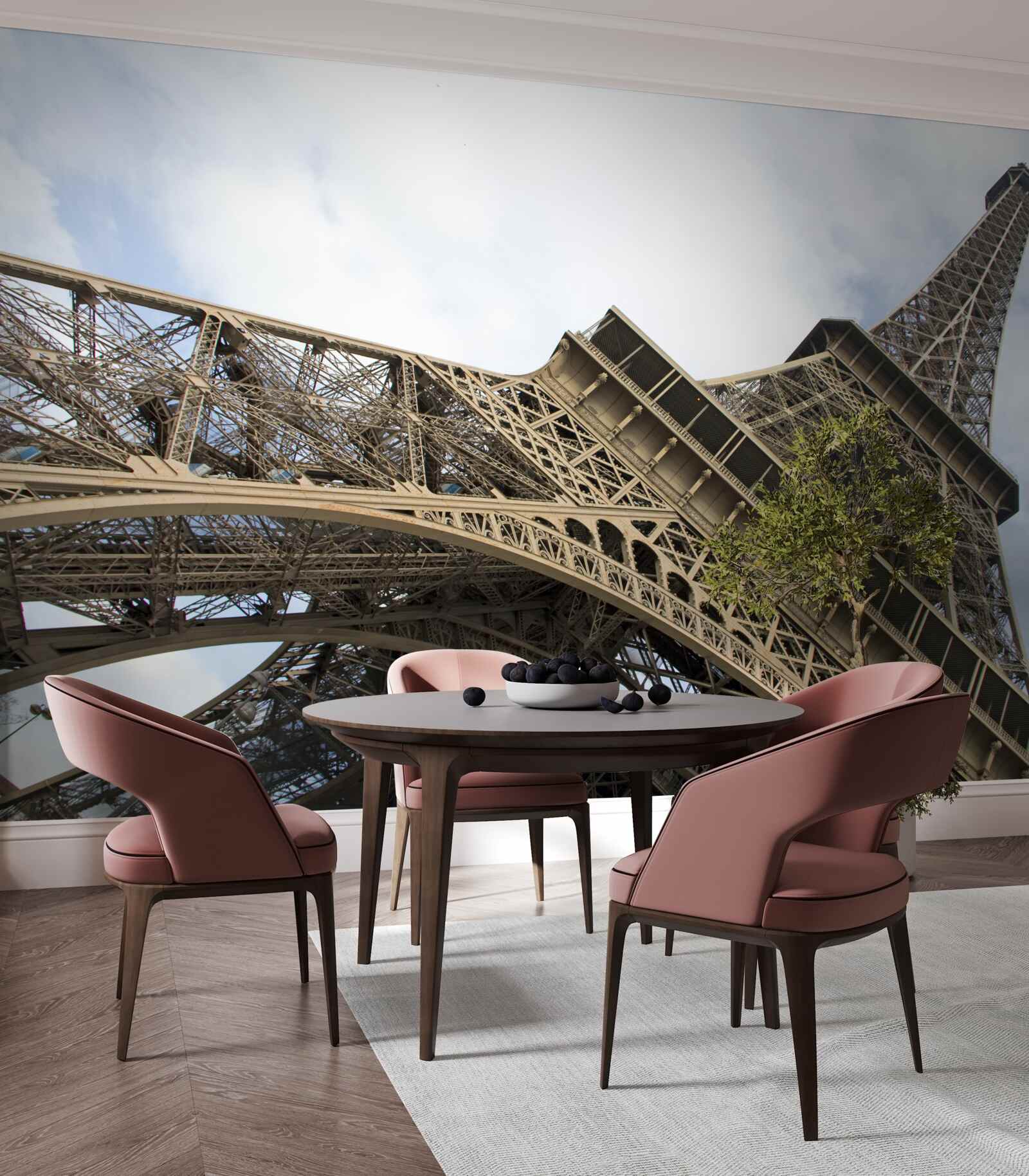 Fototapet uitându-mă la turnul Eiffel