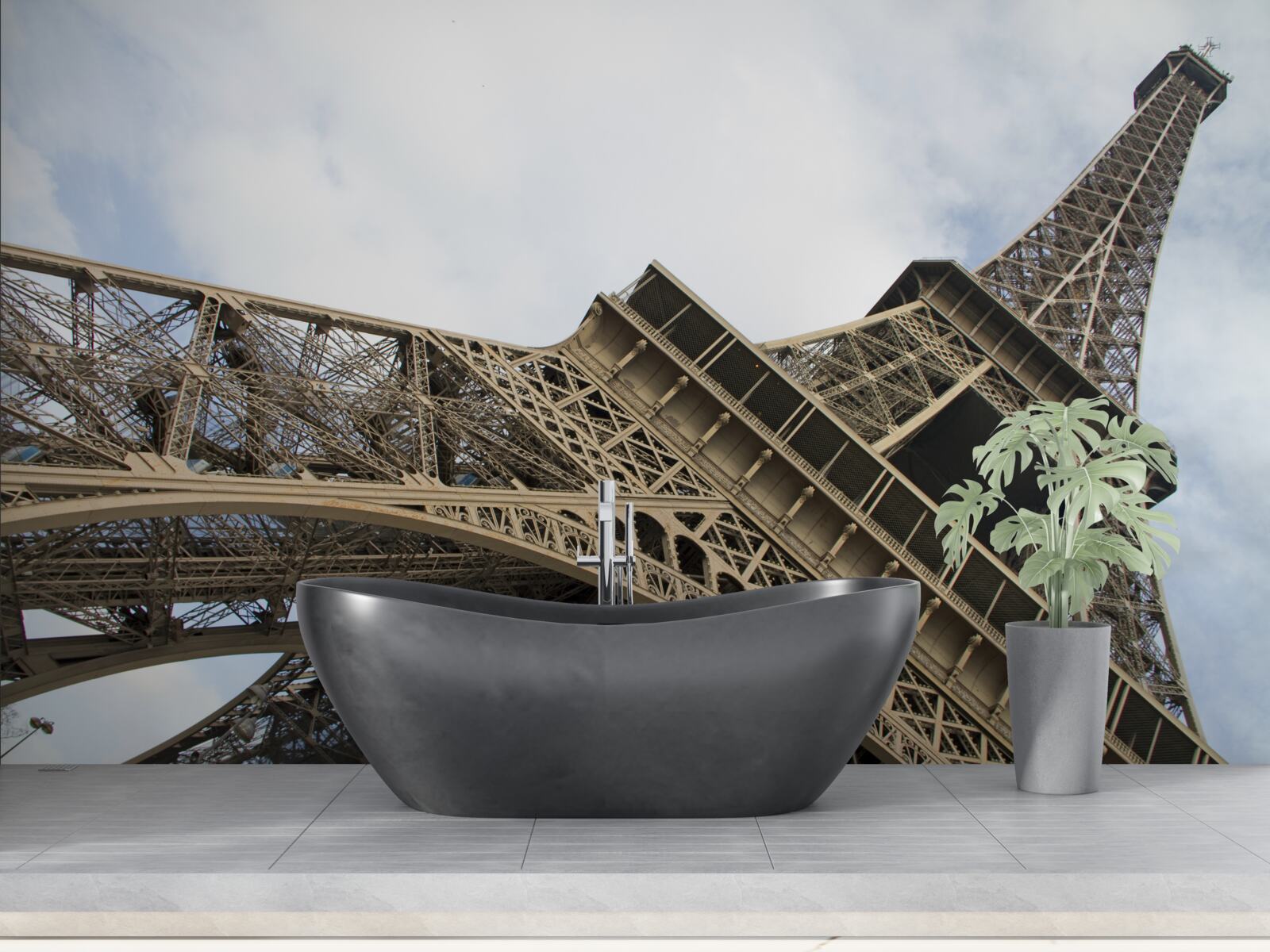 Fototapet uitându-mă la turnul Eiffel