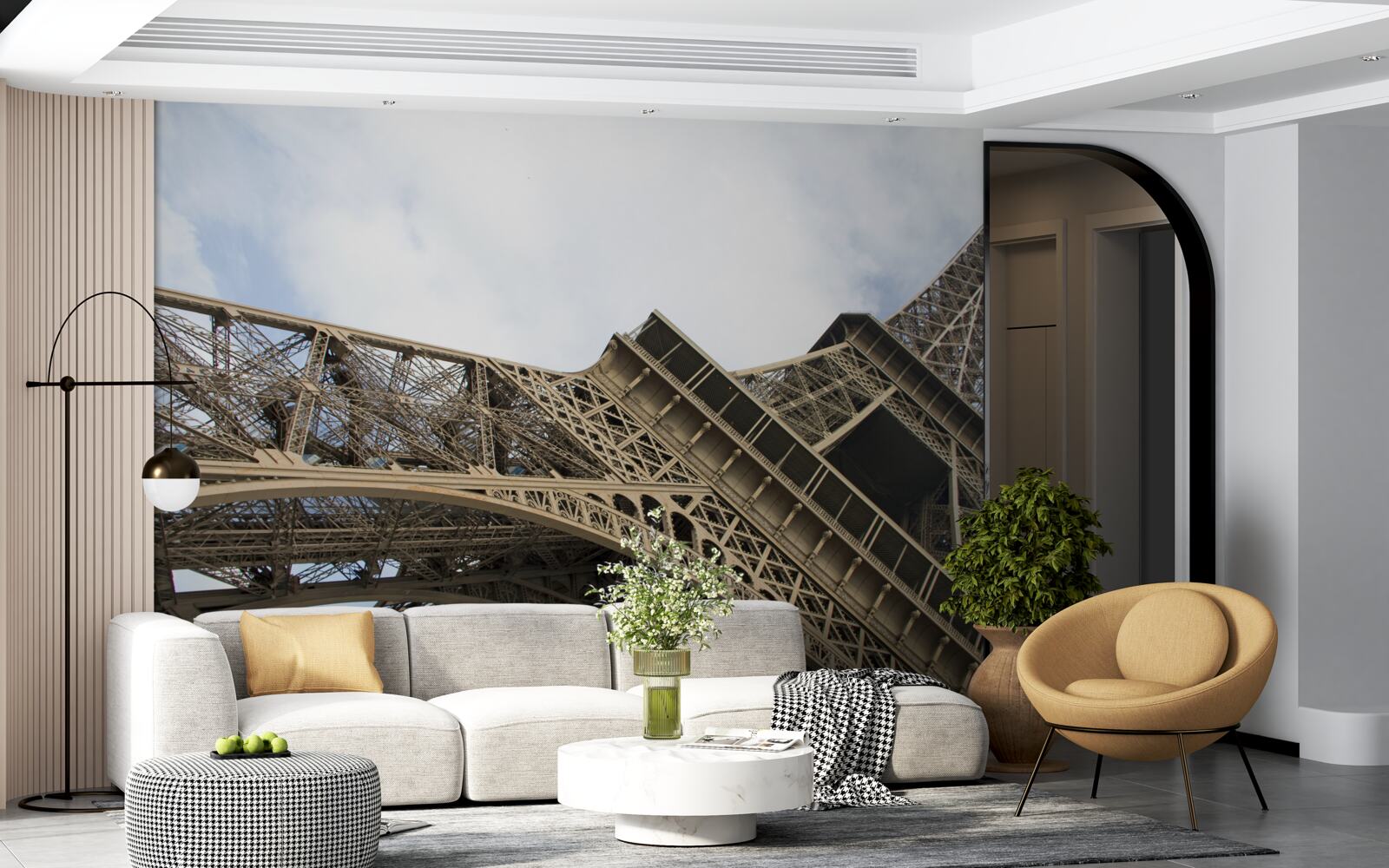 Fototapet uitându-mă la turnul Eiffel