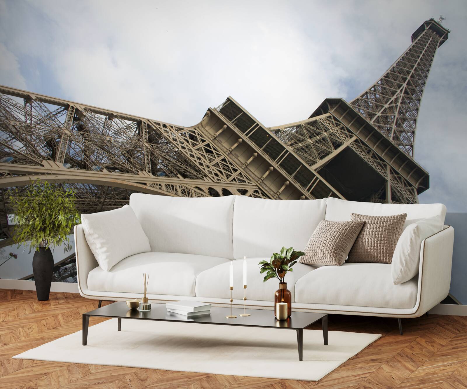 Fototapet uitându-mă la turnul Eiffel