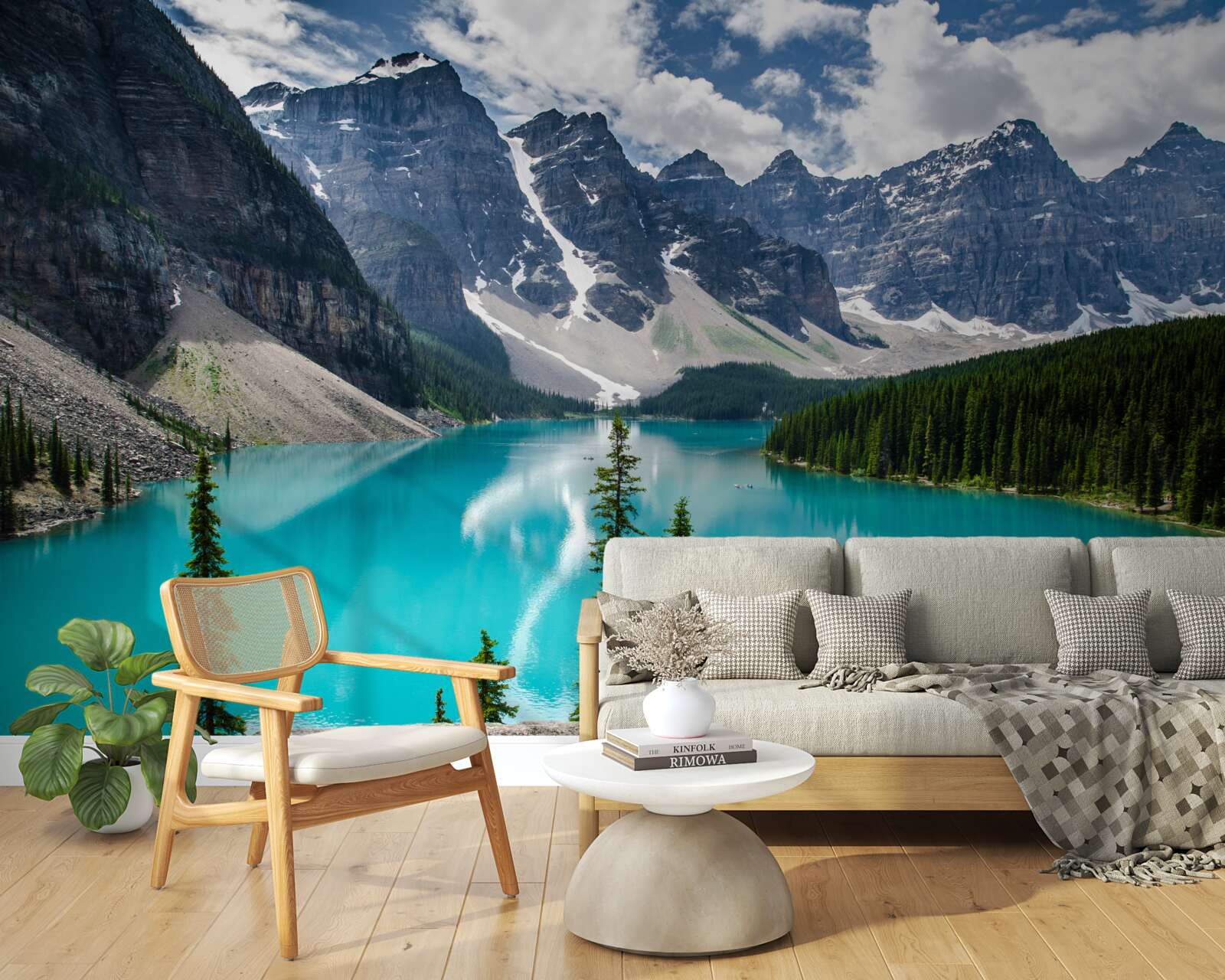 Fototapet albastrul pârâurilor de munte