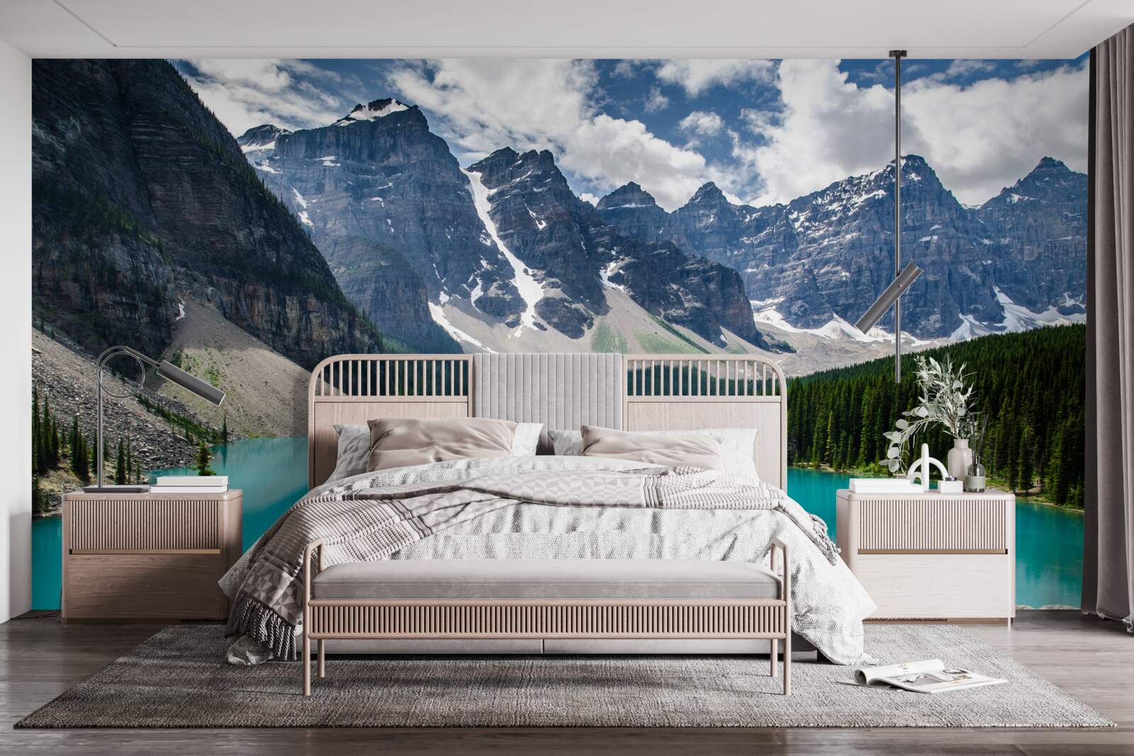 Fototapet albastrul pârâurilor de munte