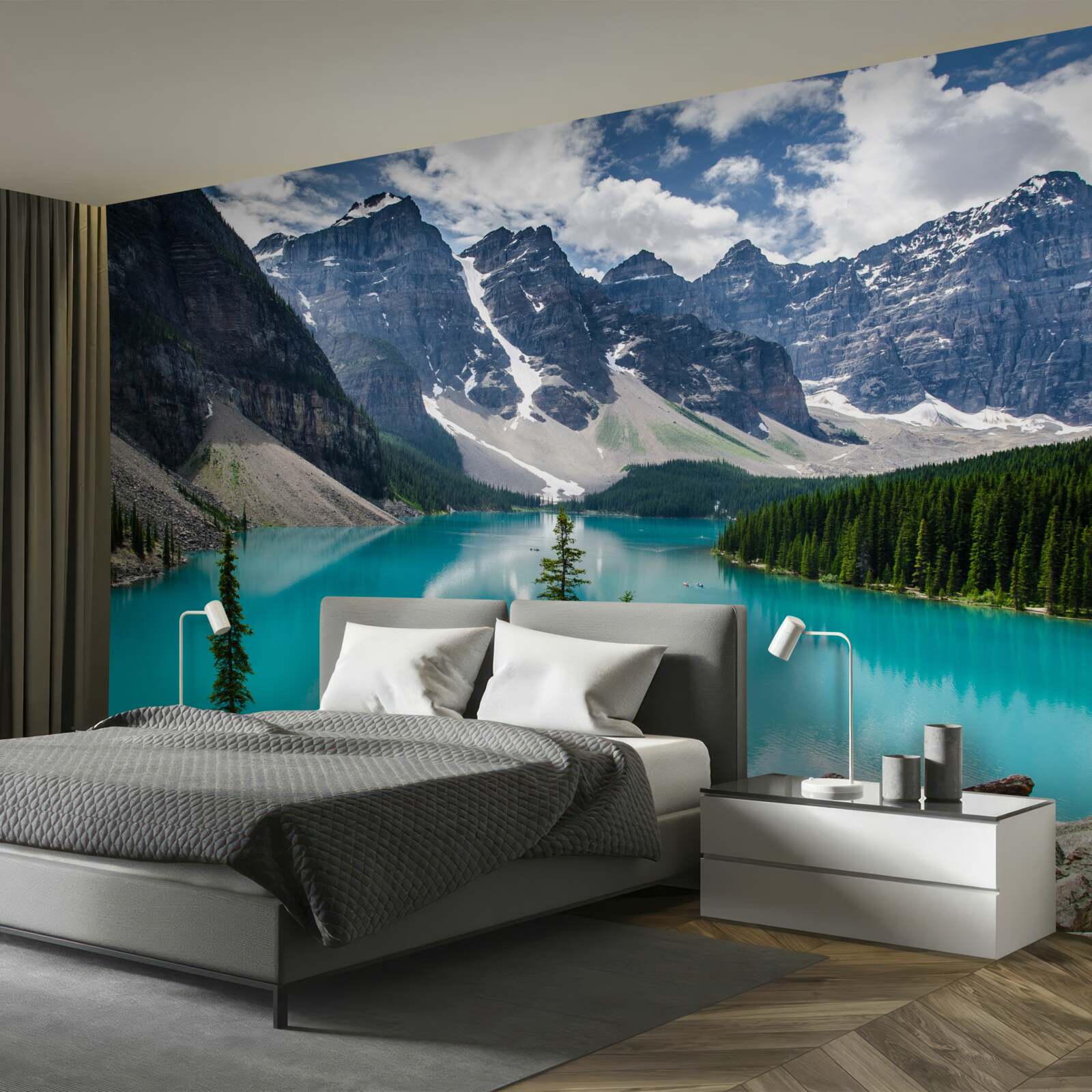 Fototapet albastrul pârâurilor de munte