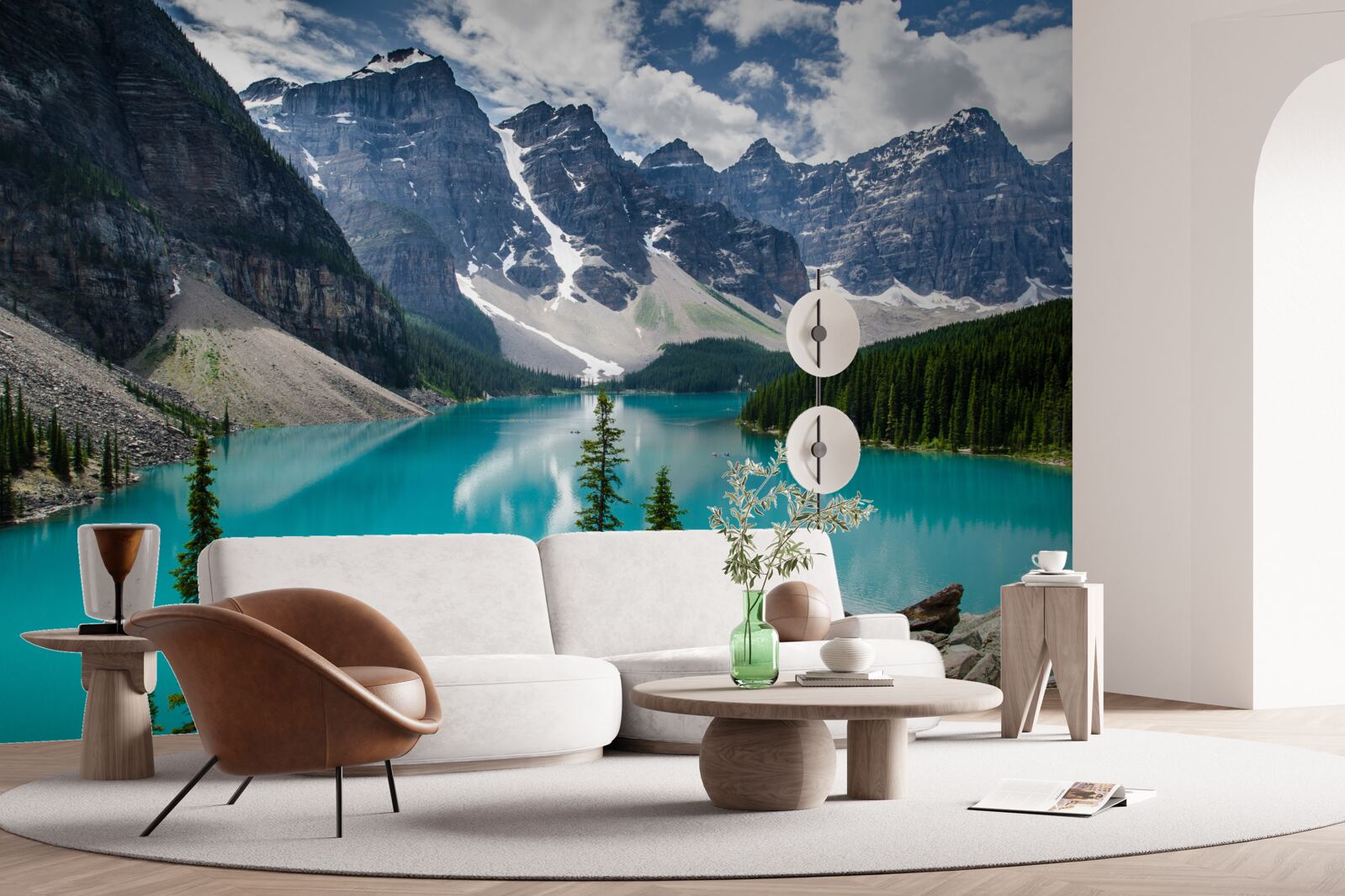 Fototapet albastrul pârâurilor de munte