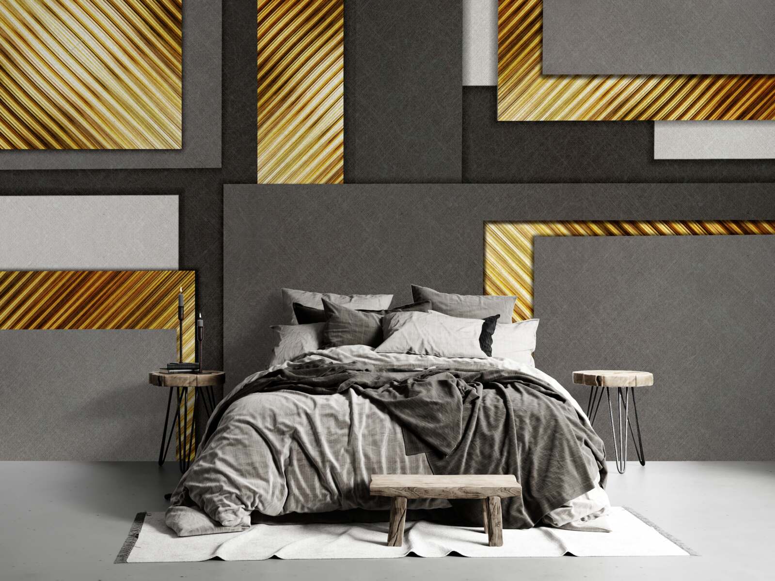 Fototapet distribuție proporțională ideală între dreptunghiuri