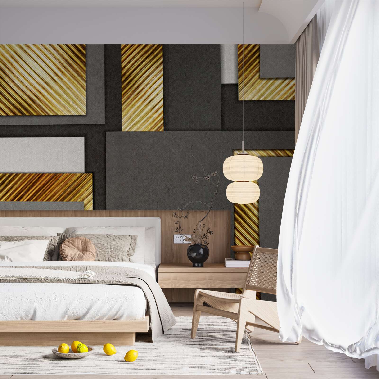 Fototapet distribuție proporțională ideală între dreptunghiuri