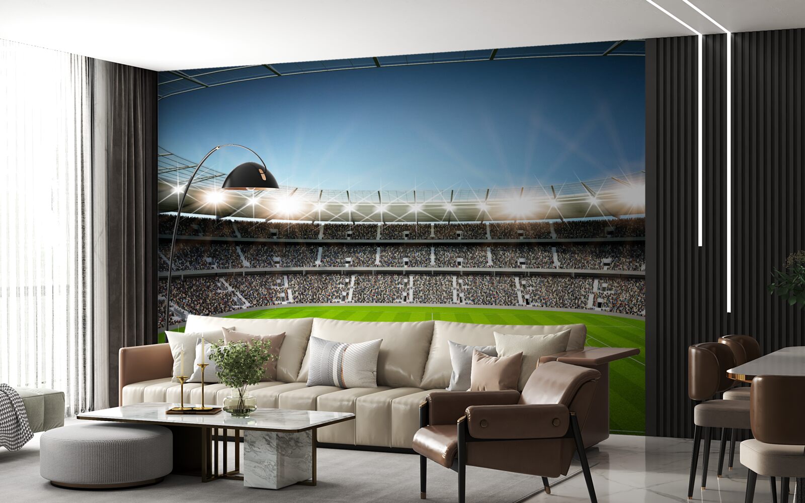 Fototapet stadion pentru fani