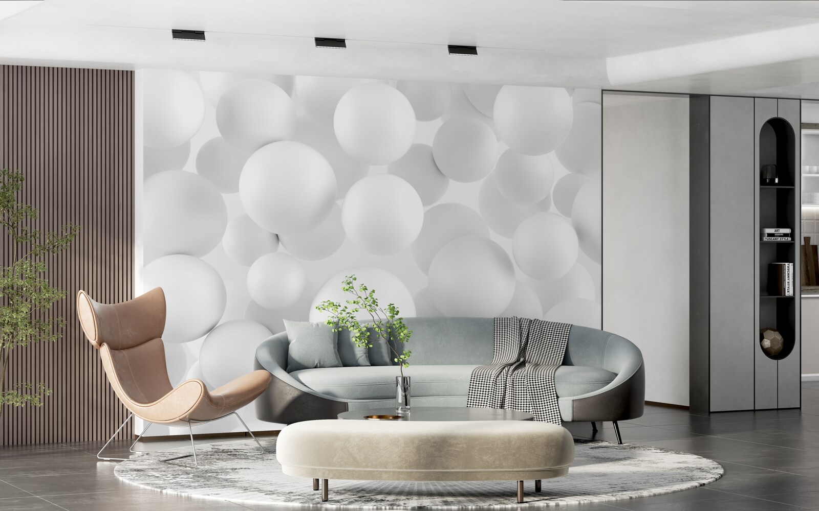 Fototapet bile albe mari