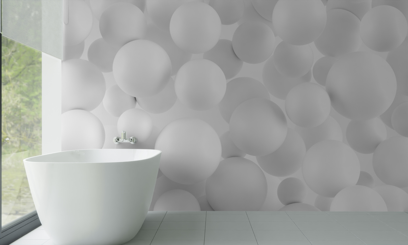 Fototapet bile albe mari