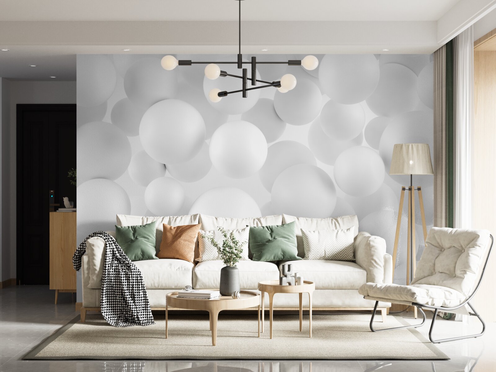 Fototapet bile albe mari