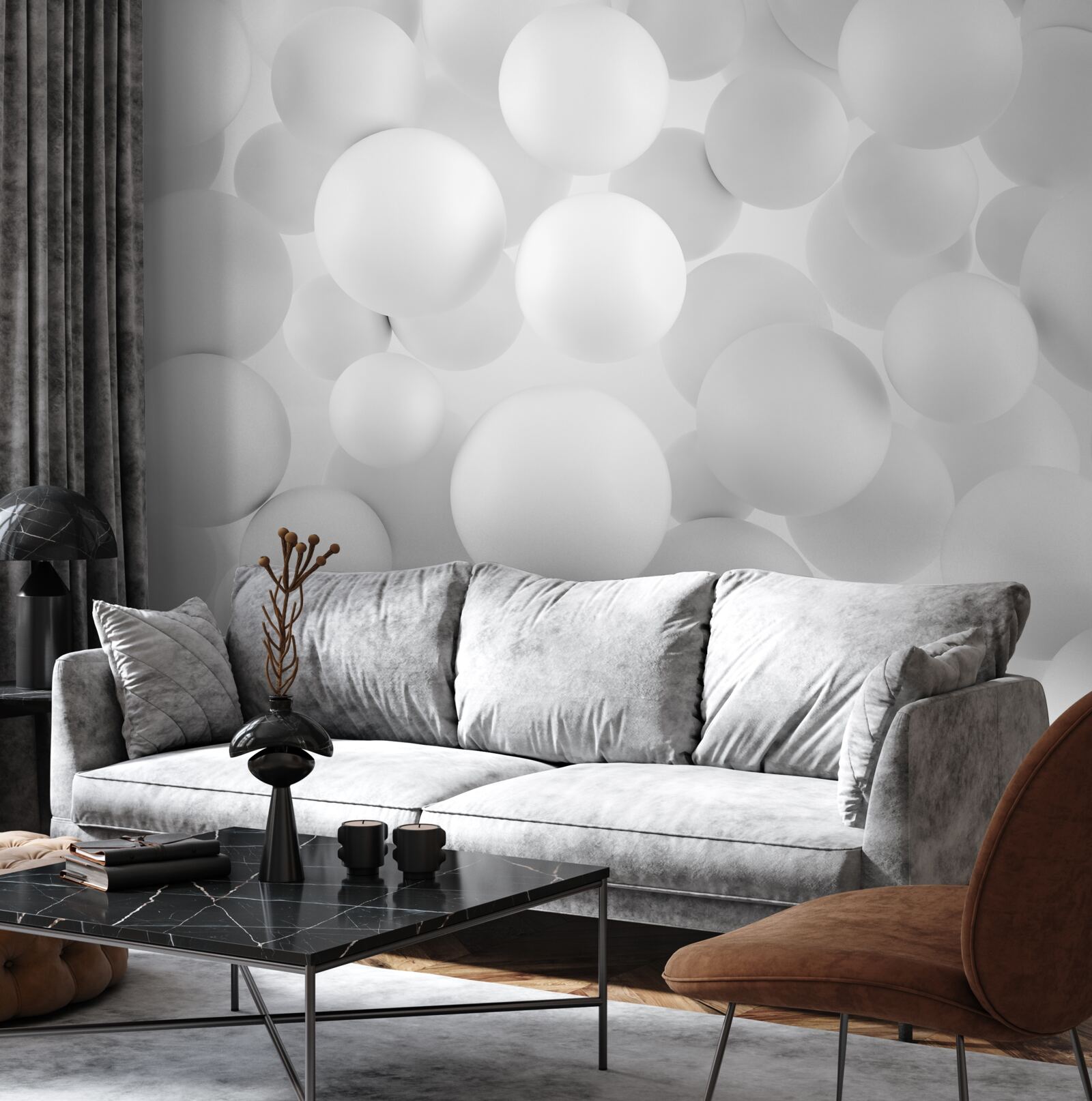 Fototapet bile albe mari