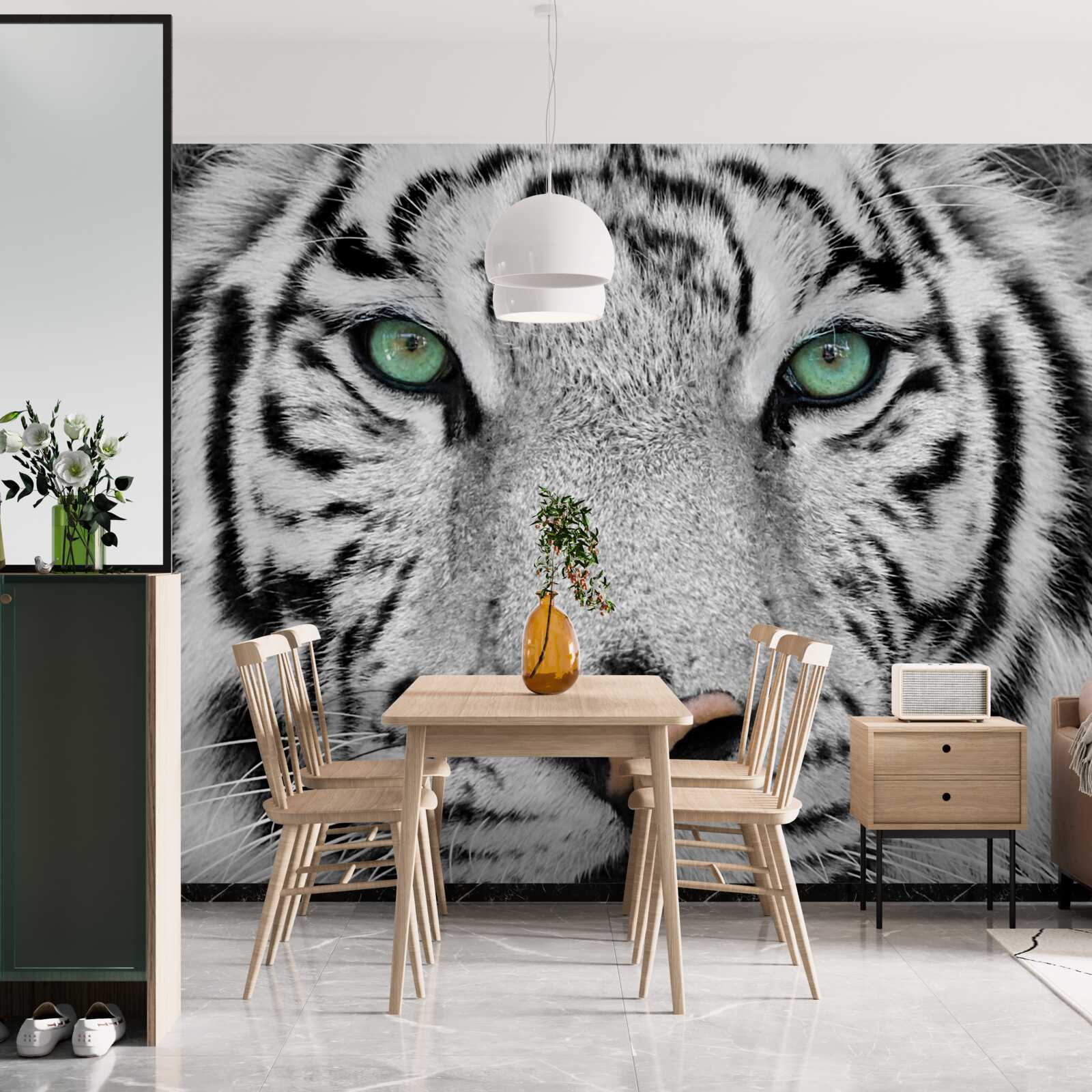 Fototapet magnificul tigru alb