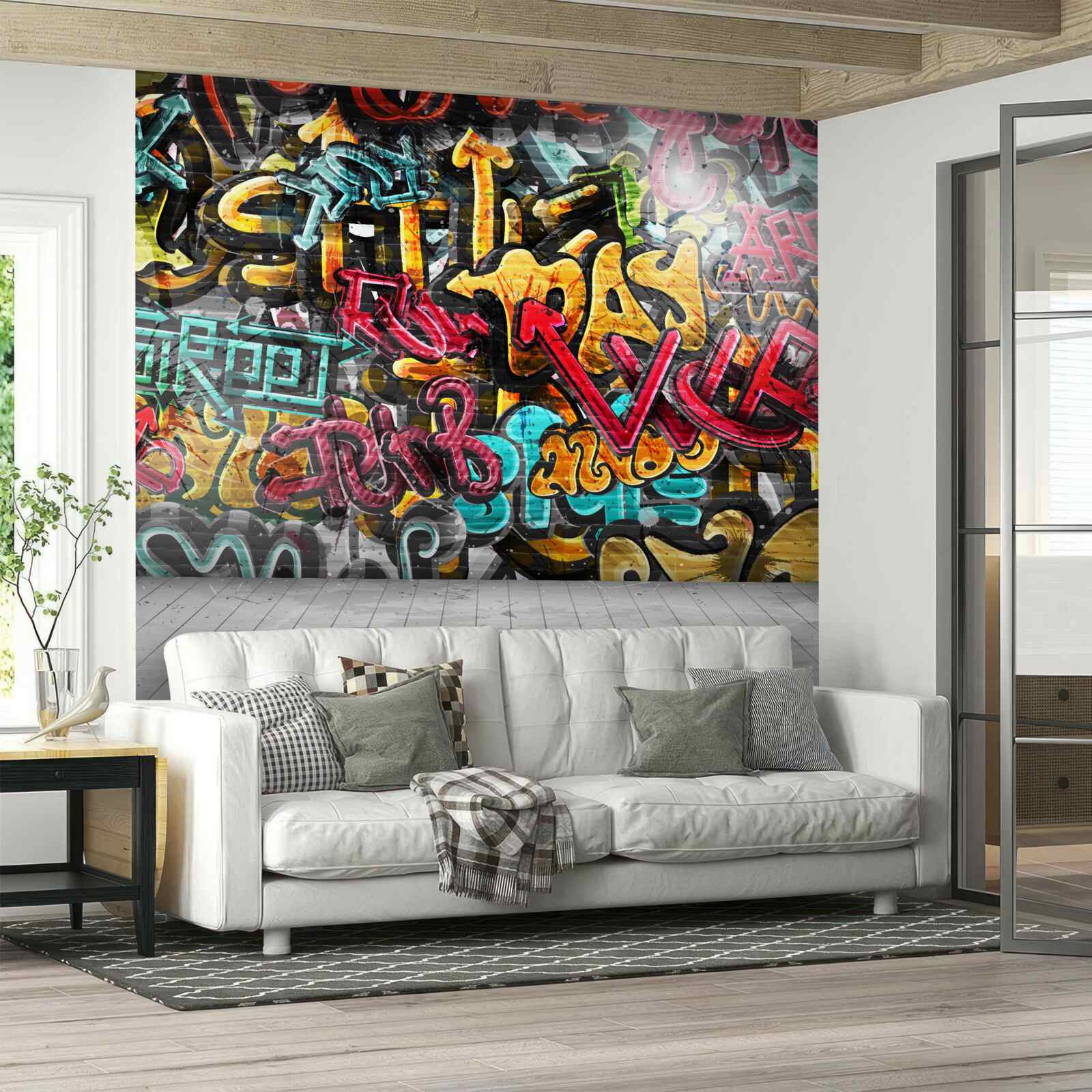 Fototapet curățarea graffiti-urilor de pe străzi