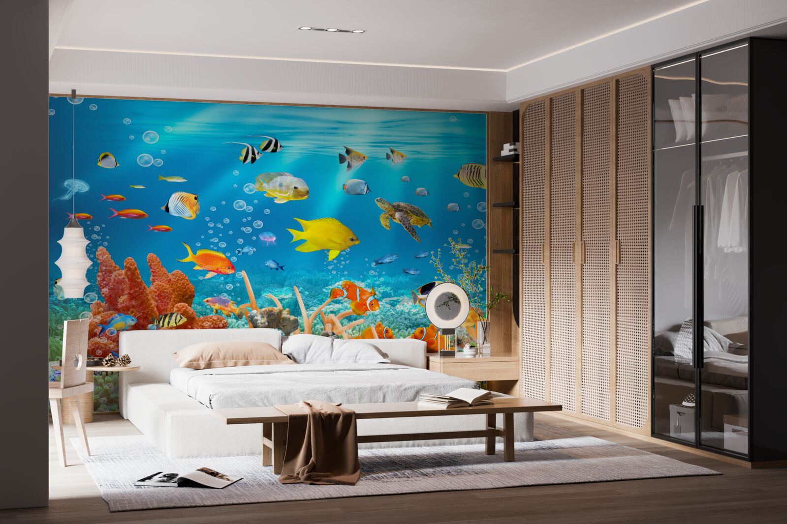 Fototapet lumea fascinantă de sub apă