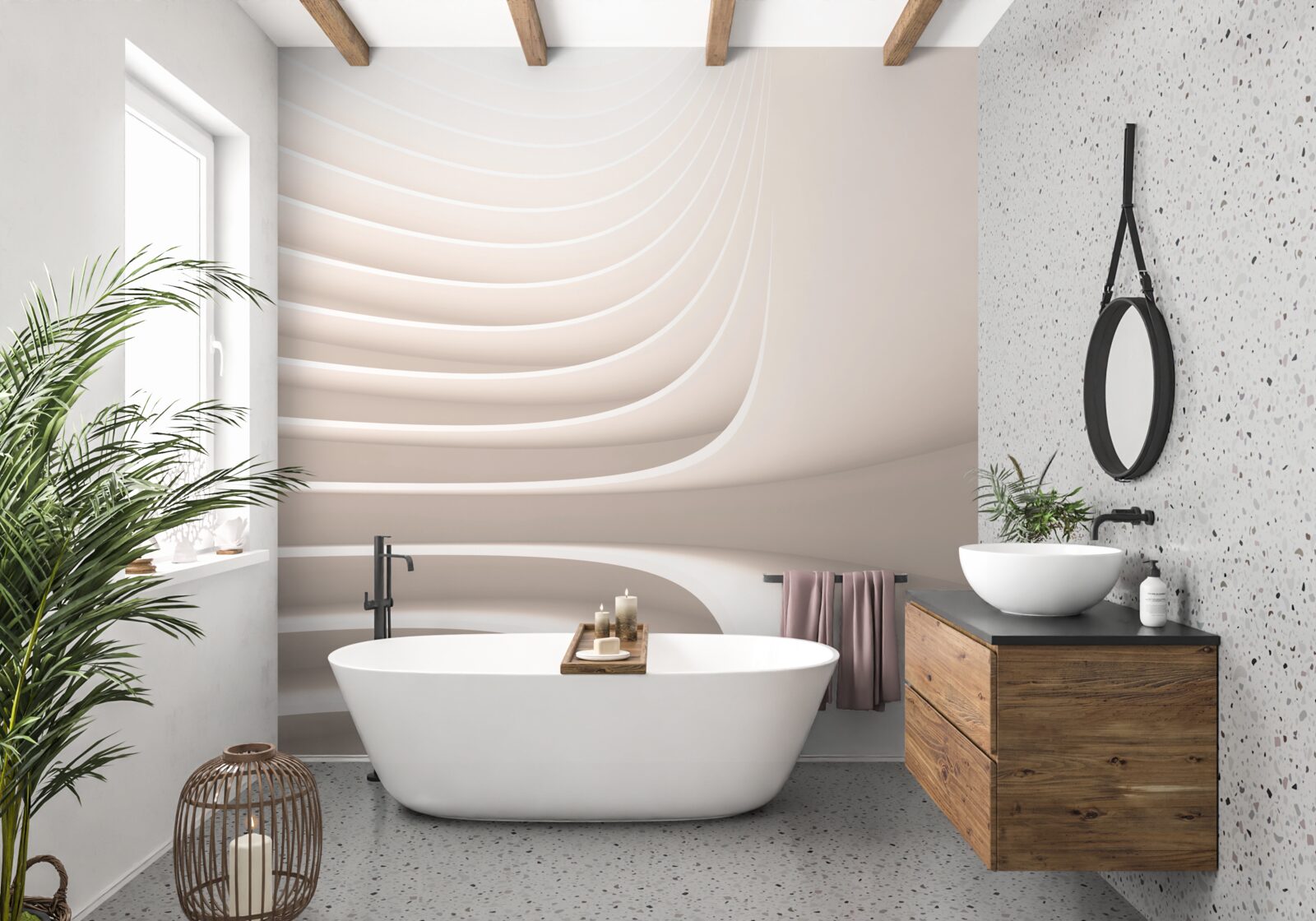 Fototapet pași metaforici în infinit