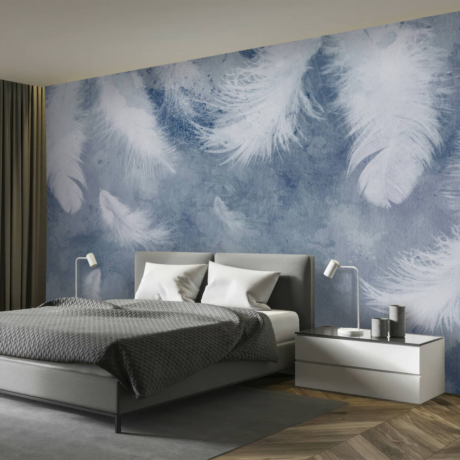 Fototapet pene moi și lejere