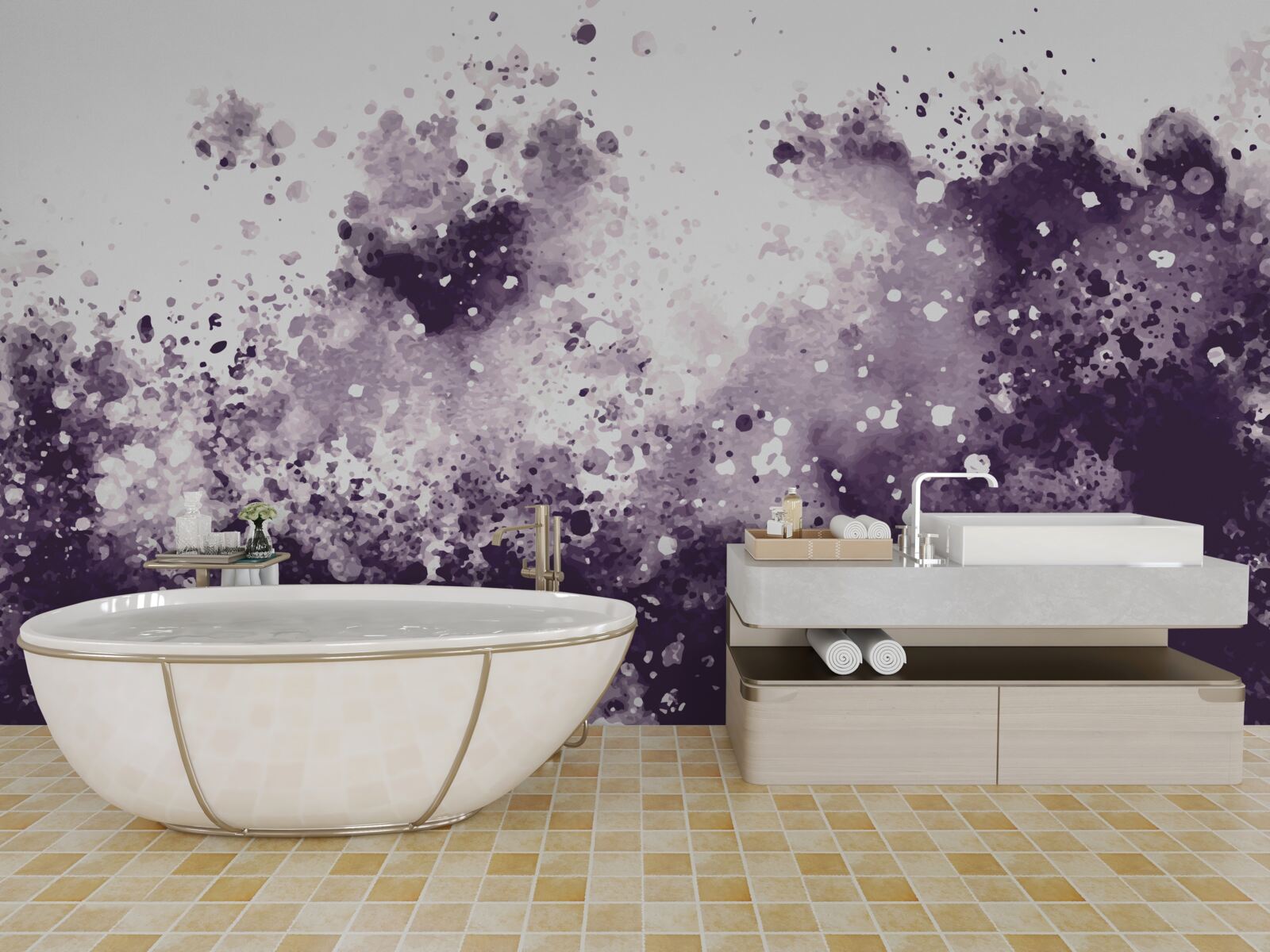 Fototapet corp de apă furios