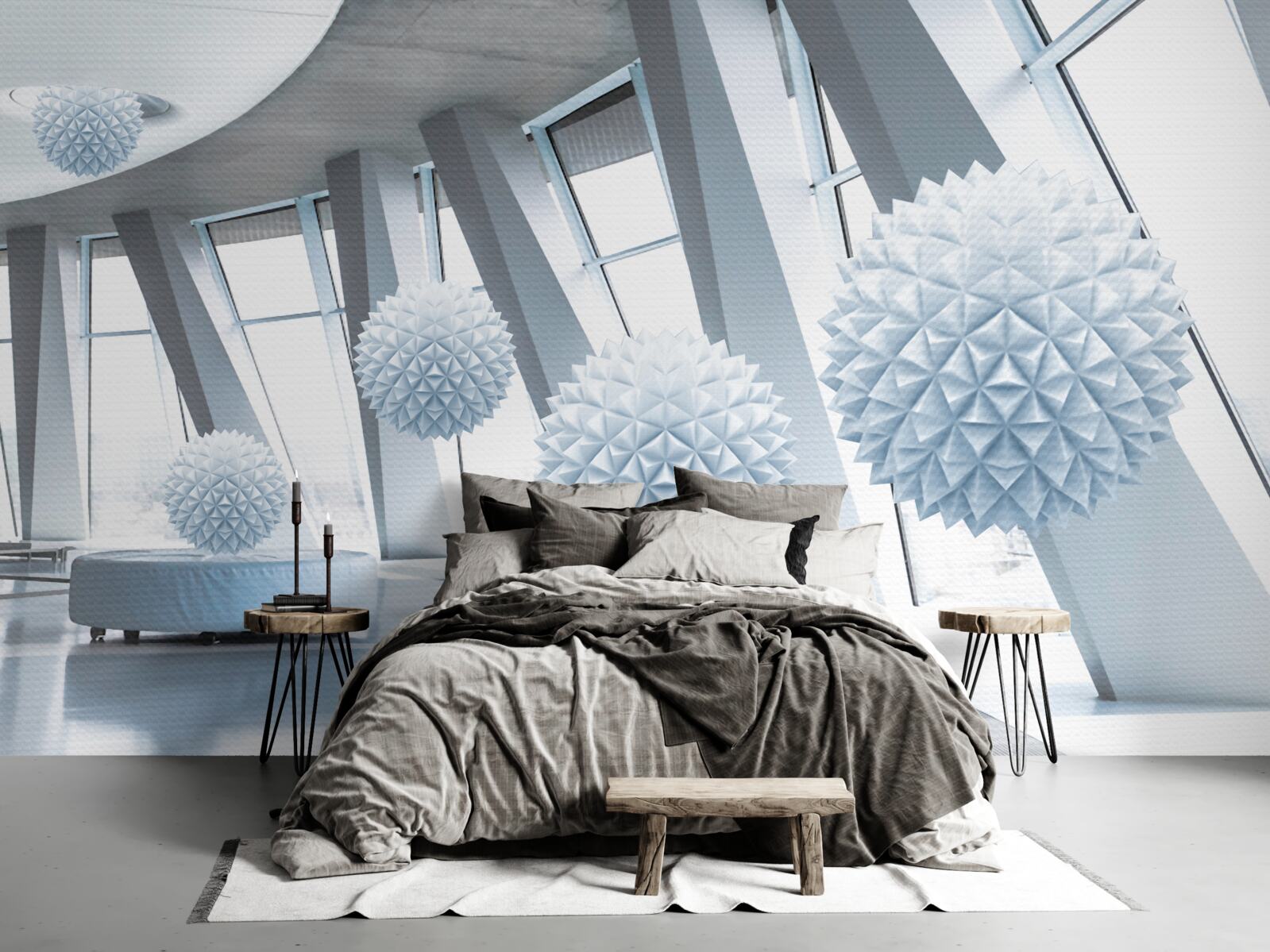 Fototapet gloanțele dispar în adâncurile spațiului