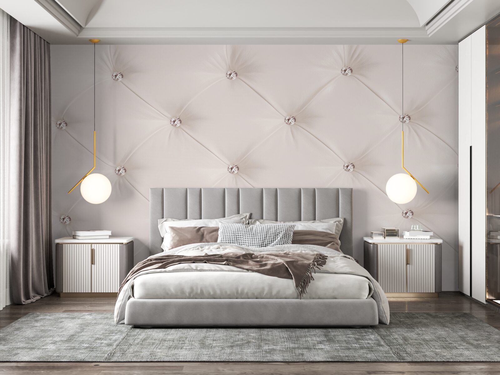 Fototapet piele ecologică roz perlat