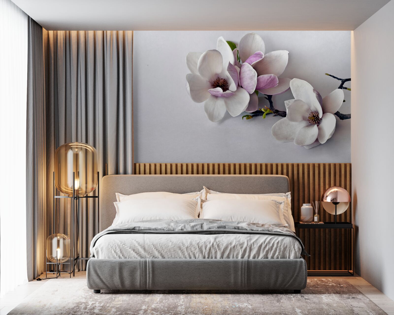 Fototapet flori de o frumusețe incredibilă și de dimensiuni mari