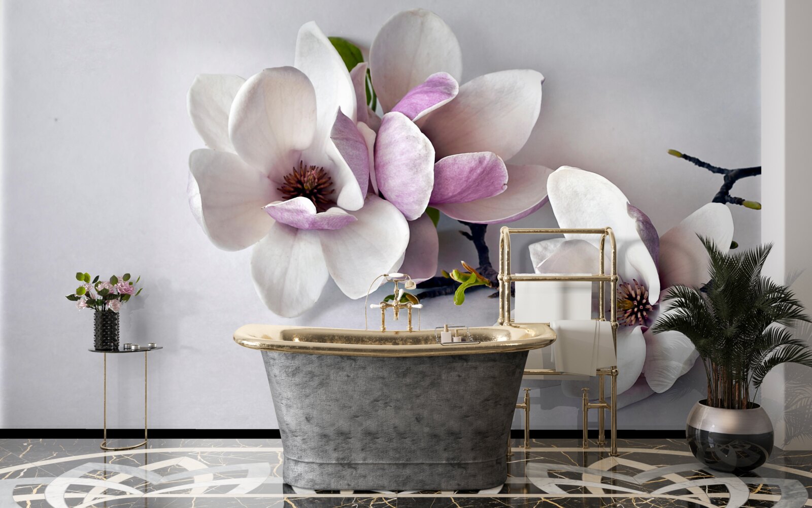 Fototapet flori de o frumusețe incredibilă și de dimensiuni mari