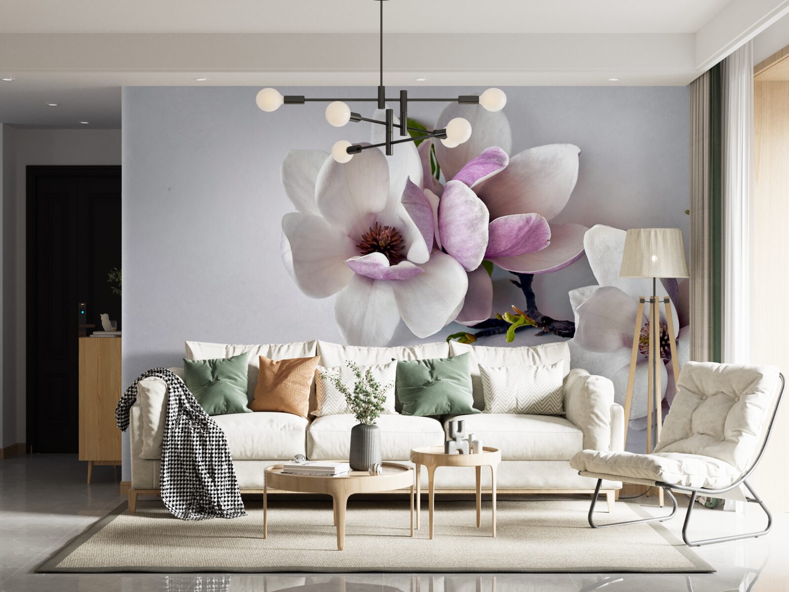 Fototapet flori de o frumusețe incredibilă și de dimensiuni mari