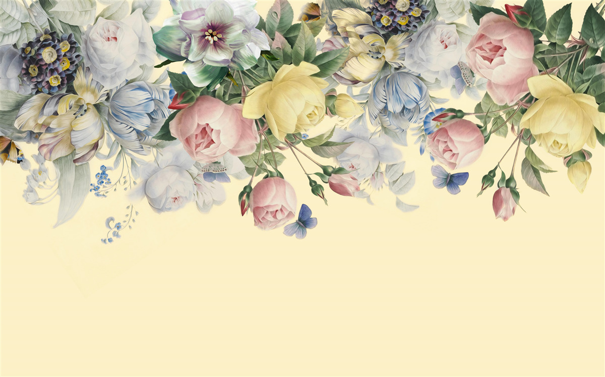 Fototapet nuanțe delicate de culori diferite