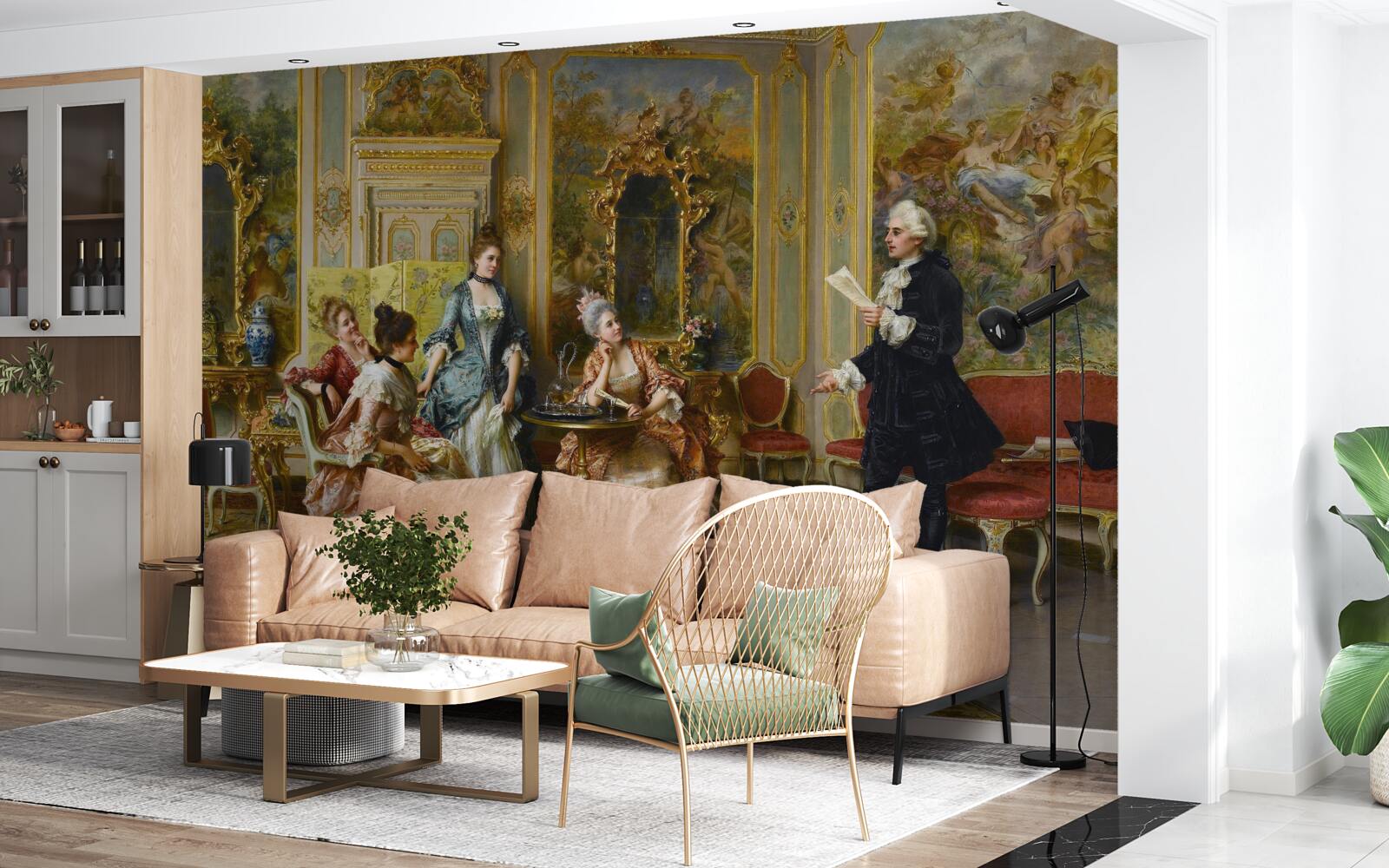 Fototapet admirația față de doamne pentru pasiunea lor de a citi poezie